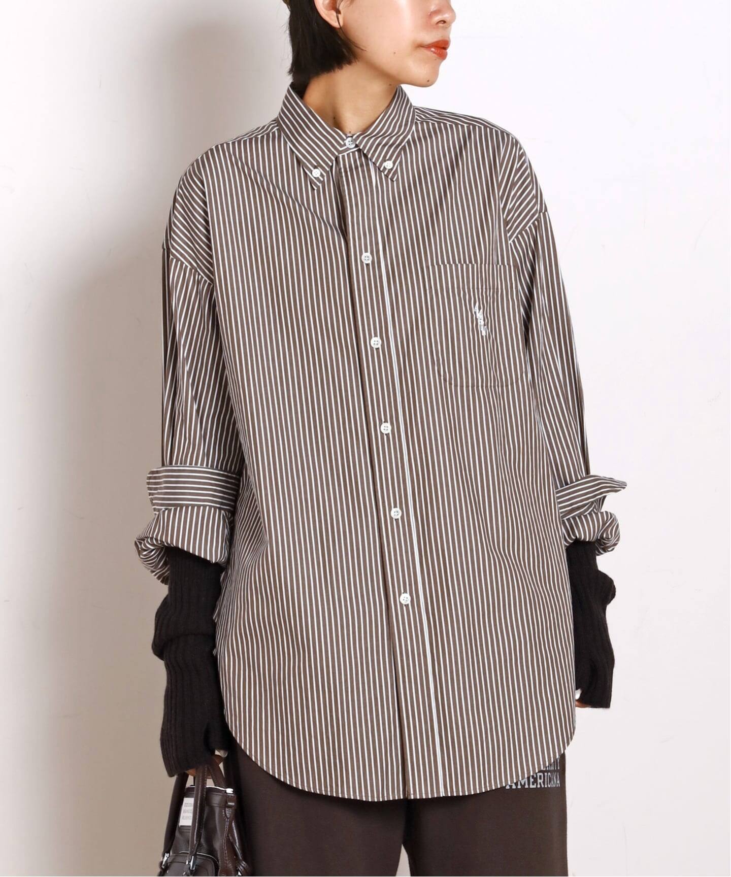 AMERICANA/アメリカーナ】別注STRIPE BD SHIRT（シャツ／ブラウス