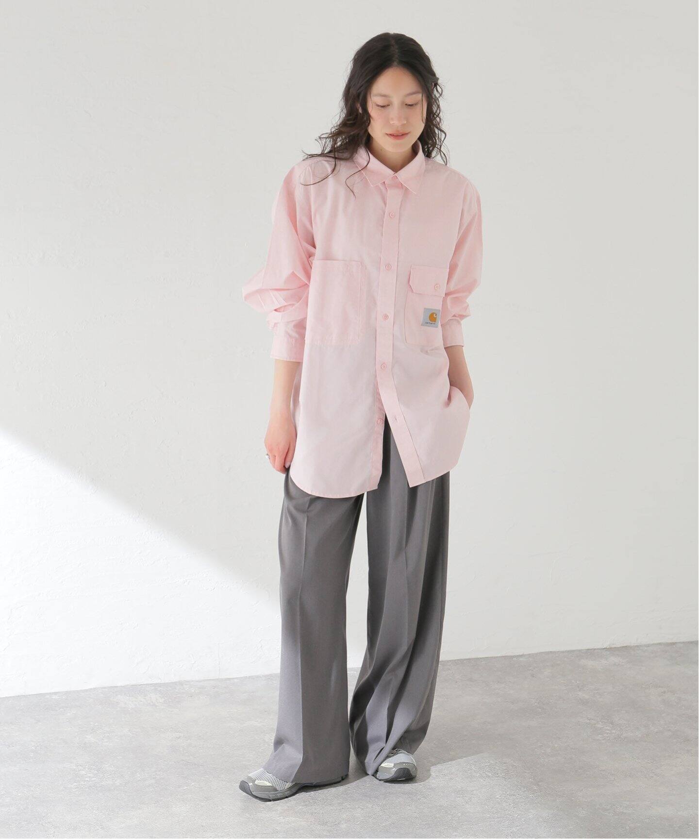 カーハート ボーリングシャツ ブラックピンク レーヨン carhartt WIP カーハート ボーリングシャツ ブラックピンク レーヨン carhartt