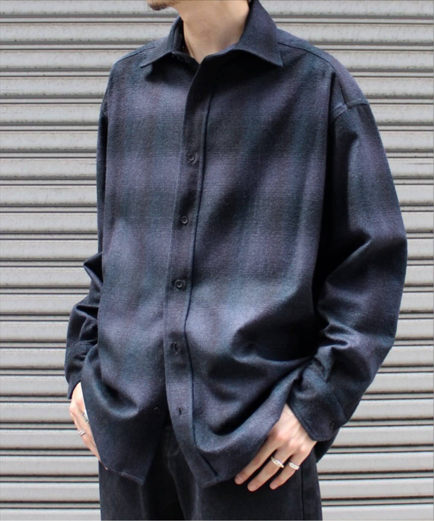 SEEALL / シーオール WIDE COLLAR SHIRTS MULTI（シャツ／ブラウス 