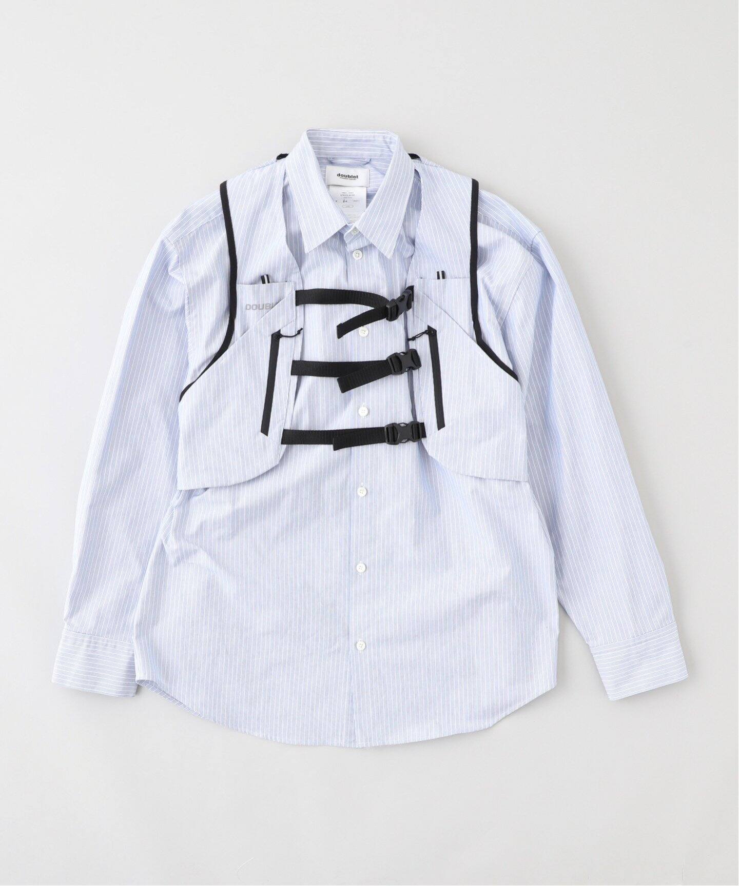 【doublet】ダブレット ワイドシルエットシャツ M Size　ホワイト doublet（ダブレット）の「【doublet / ダブレット】2 SECONDS