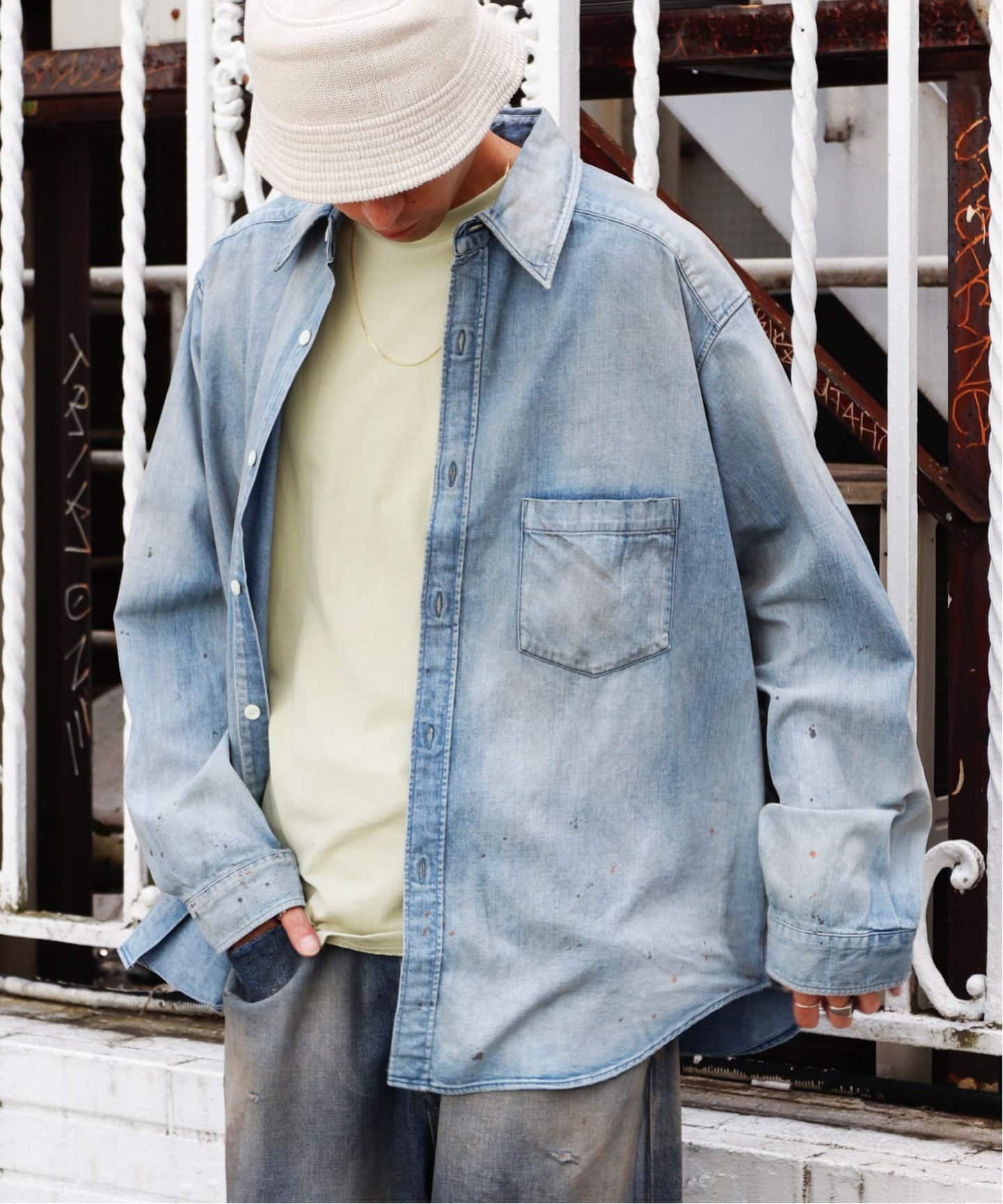 ANCELLM / アンセルム DENIM DRESS SHIRT（シャツ／ブラウス）｜WISM