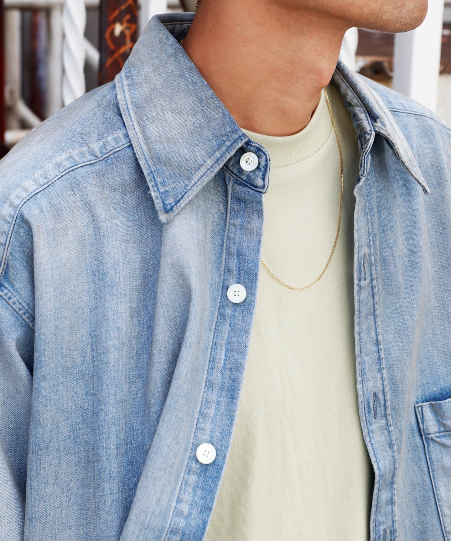 トップス ANCELLM DRESS DENIM SHIRT ANCELLM - DRESS DENIM SHIRT | HBX - Globally Curated Fashion