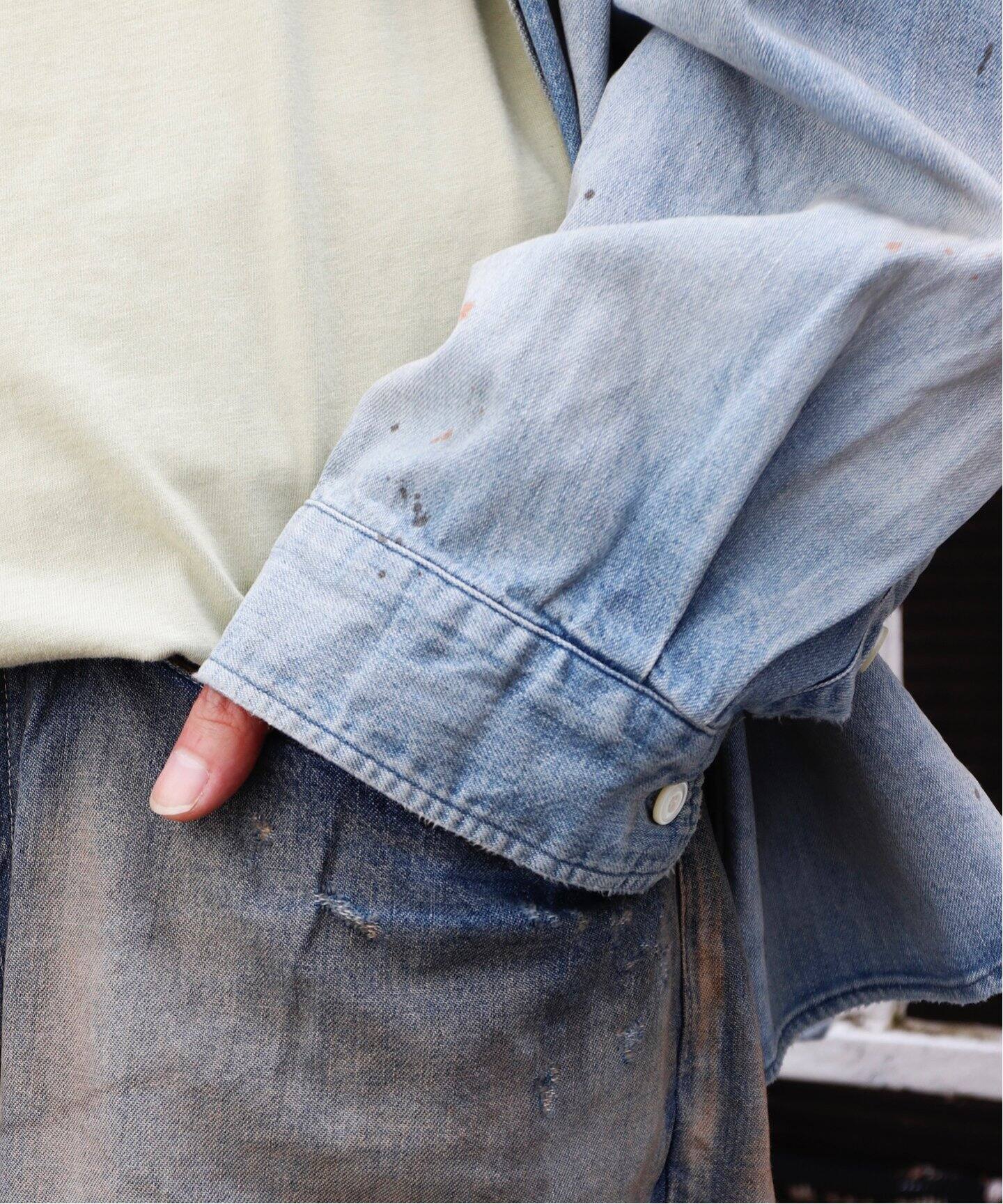 Ancellm Denim Dress Shirts サイズ1 ANCELLM / アンセルム DENIM DRESS SHIRT（シャツ／ブラウス