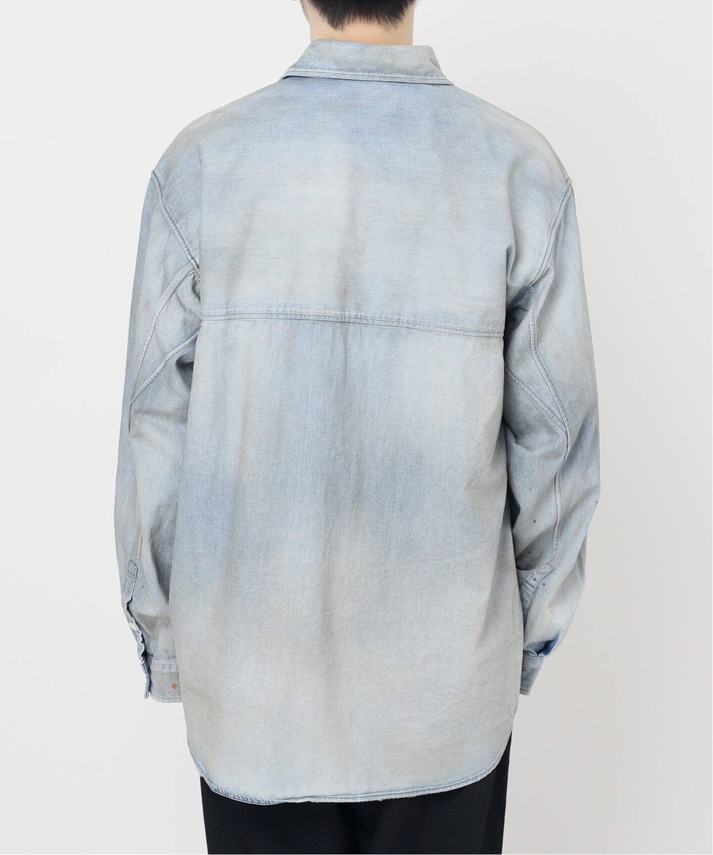 Ancellm Denim Dress Shirts サイズ1 ANCELLM / アンセルム DENIM DRESS SHIRT（シャツ／ブラウス