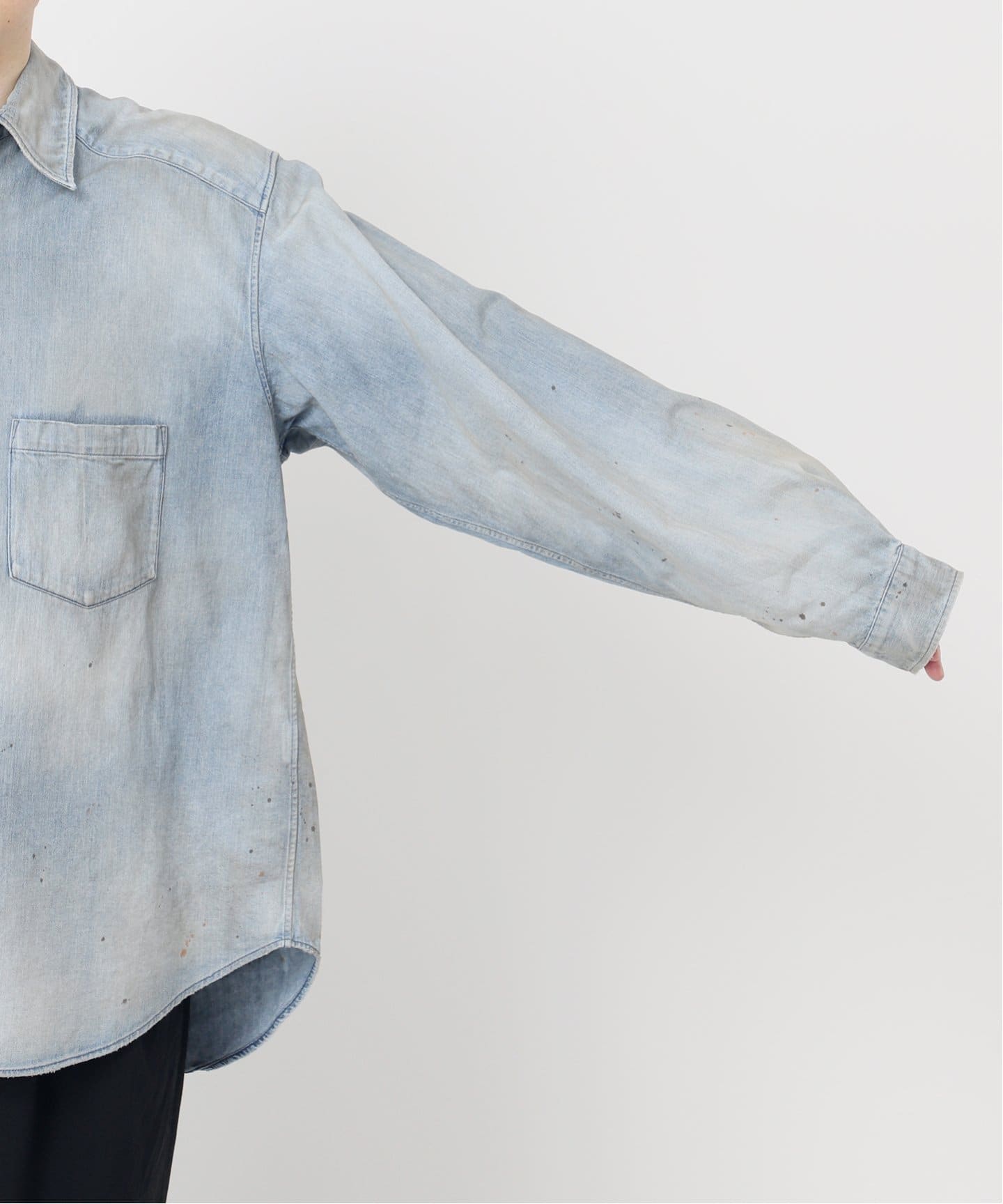 ANCELLM / アンセルム DENIM DRESS SHIRT（シャツ／ブラウス