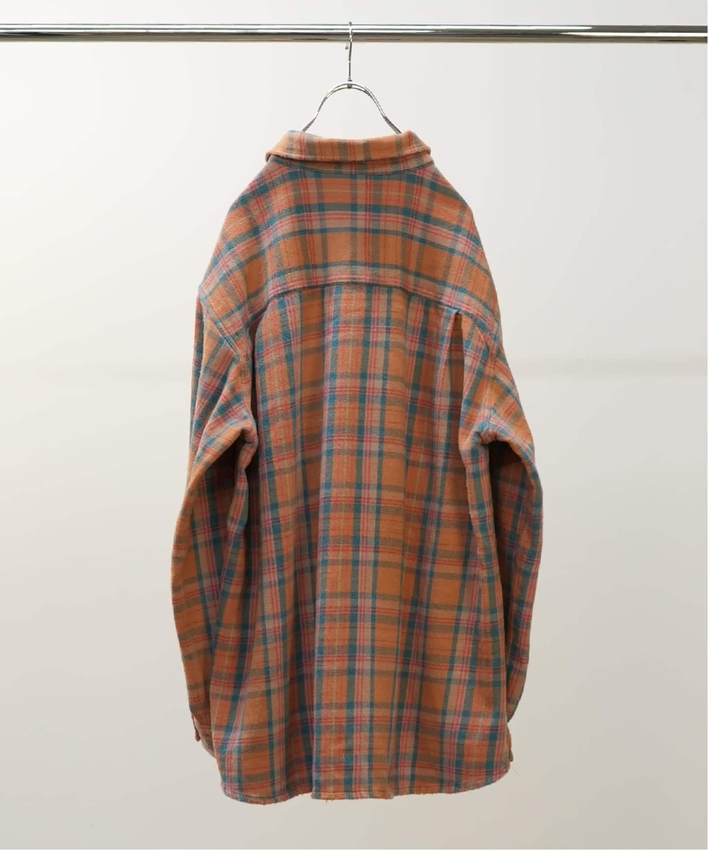 ANCELLM / アンセルム NEL CHECK OVER WORK SHIRT（シャツ／ブラウス