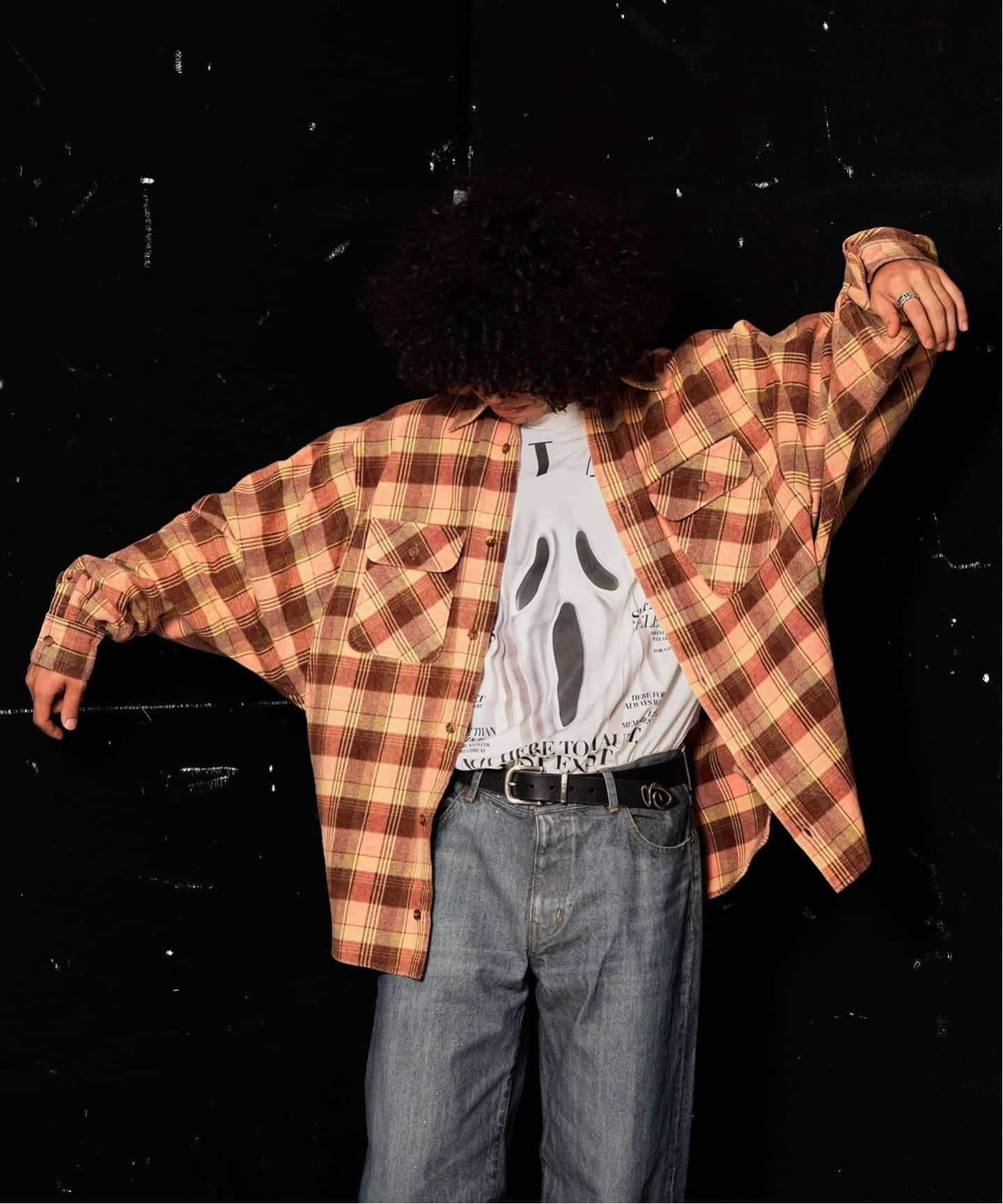 doublet チェックシャツ doublet/ダブレット】チェックシャツ ZOMBIE SILHOUETTE CHECK