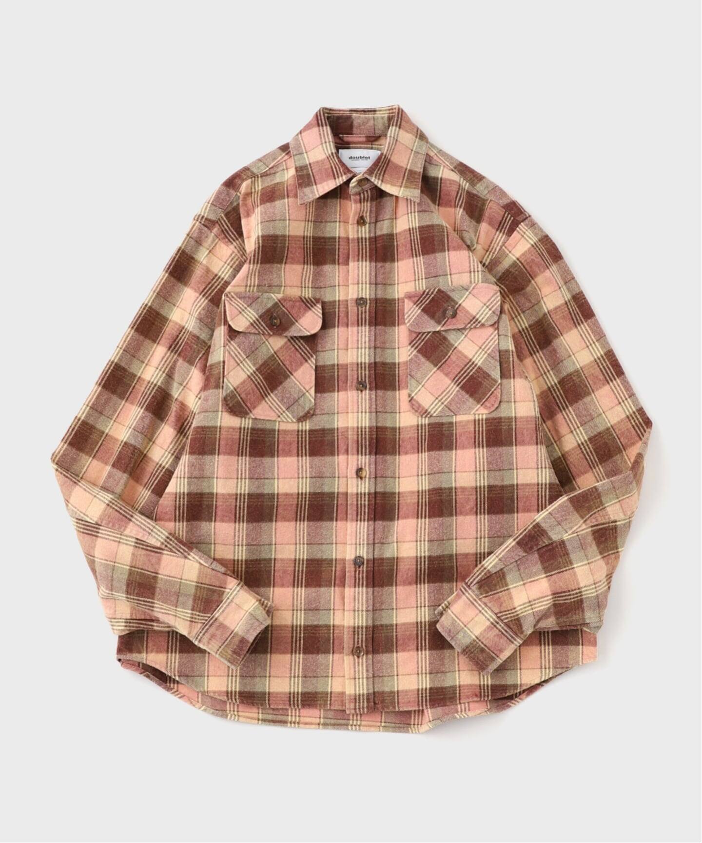 doublet / ダブレット FADE CHECK SHIRT（シャツ／ブラウス