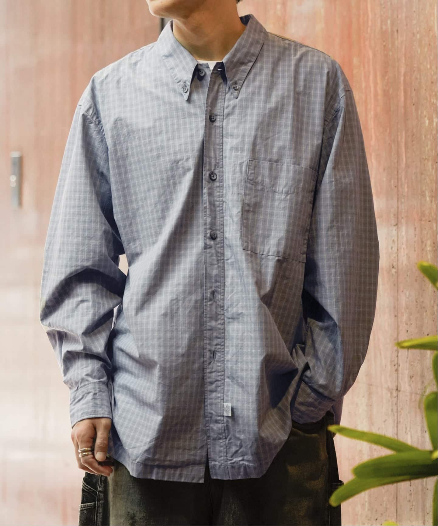 マービンポンティアックシャツメーカーズ ストライプ長袖シャツ Marvine Pontiak Shirt Makers マービンポンティアックシャツ
