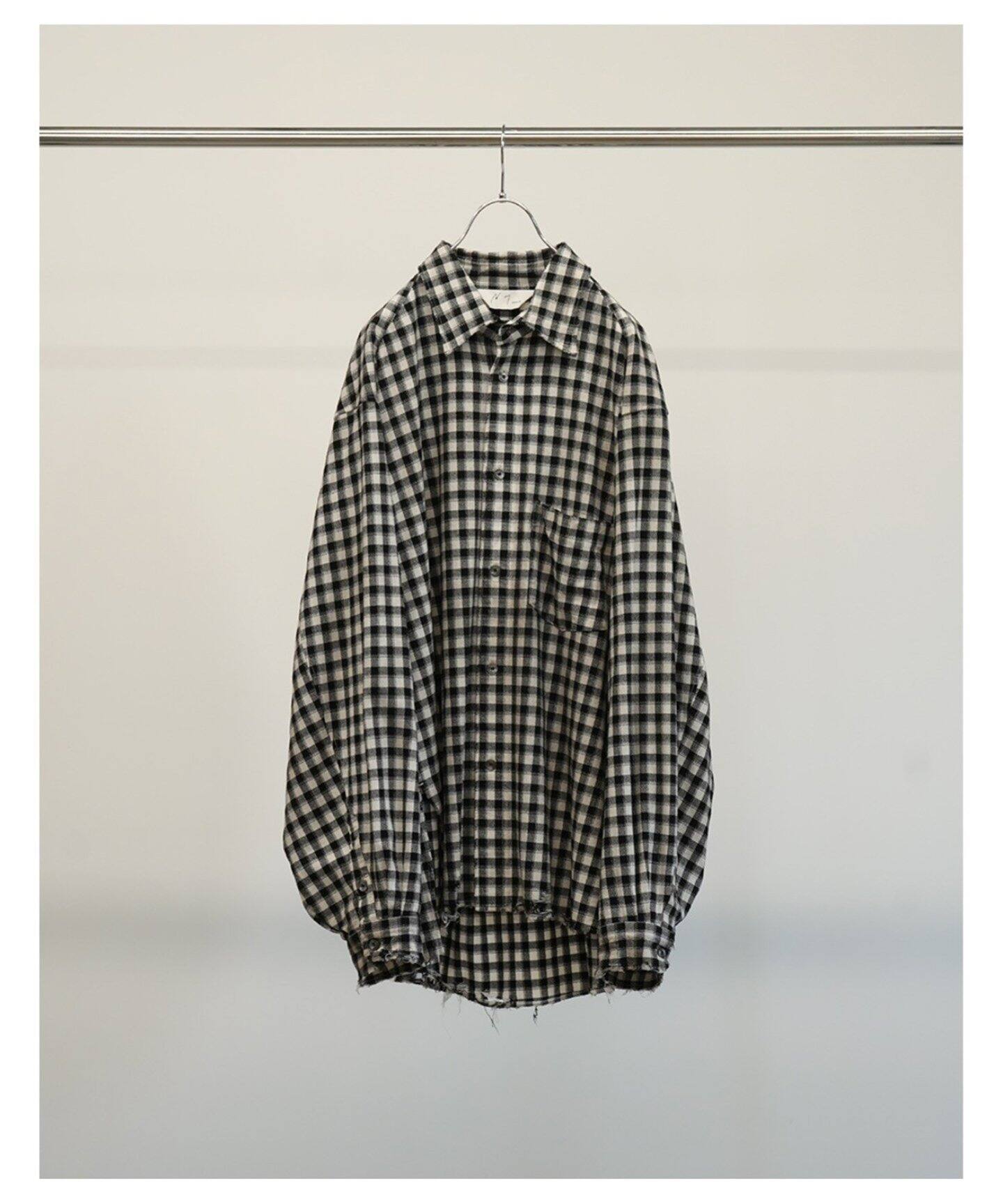 ANCELLM / アンセルム】 C/R CHECK OVER SHIRT ANCSH55（シャツ 