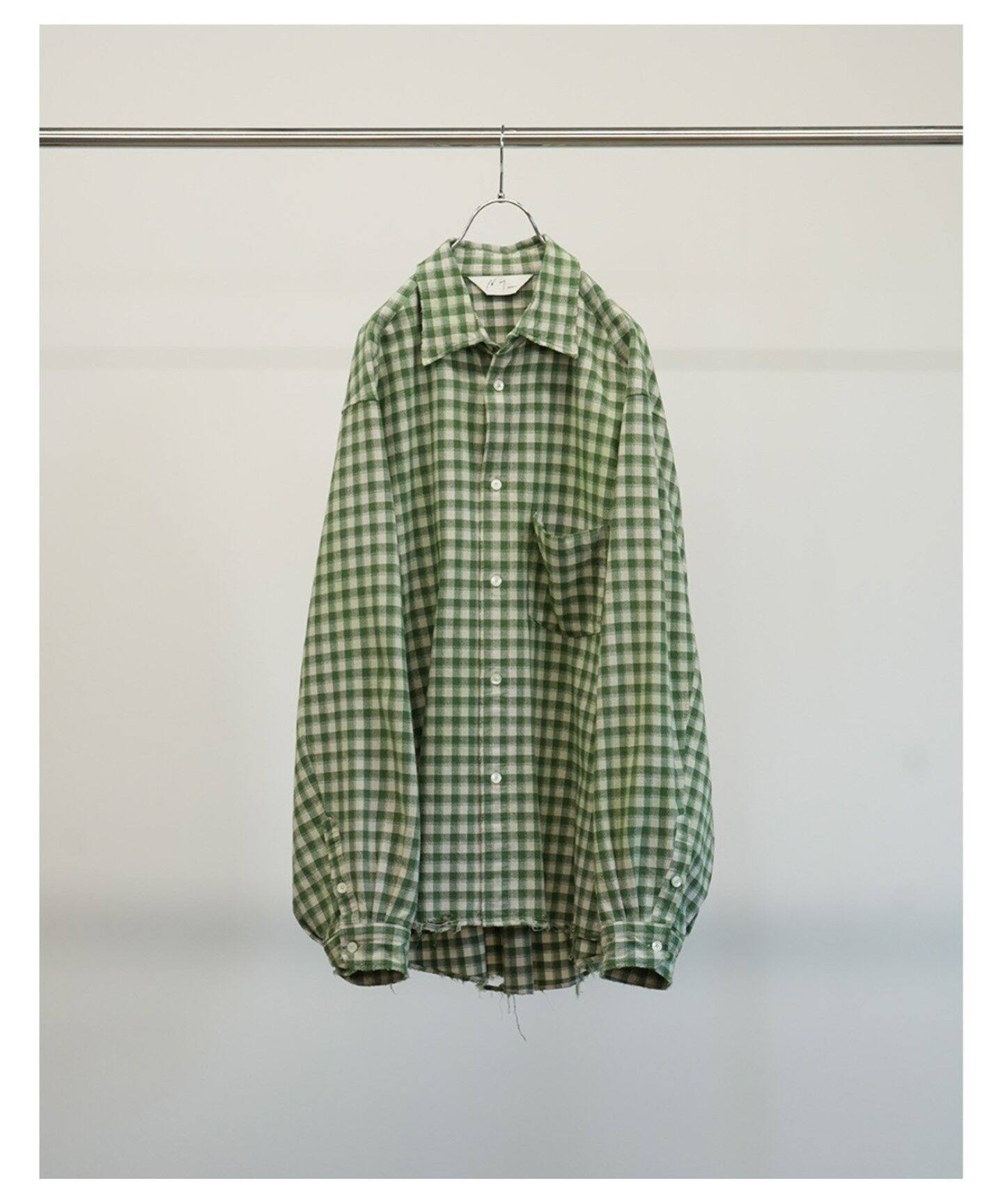 ANCELLM / アンセルム】 C/R CHECK OVER SHIRT ANCSH55（シャツ 