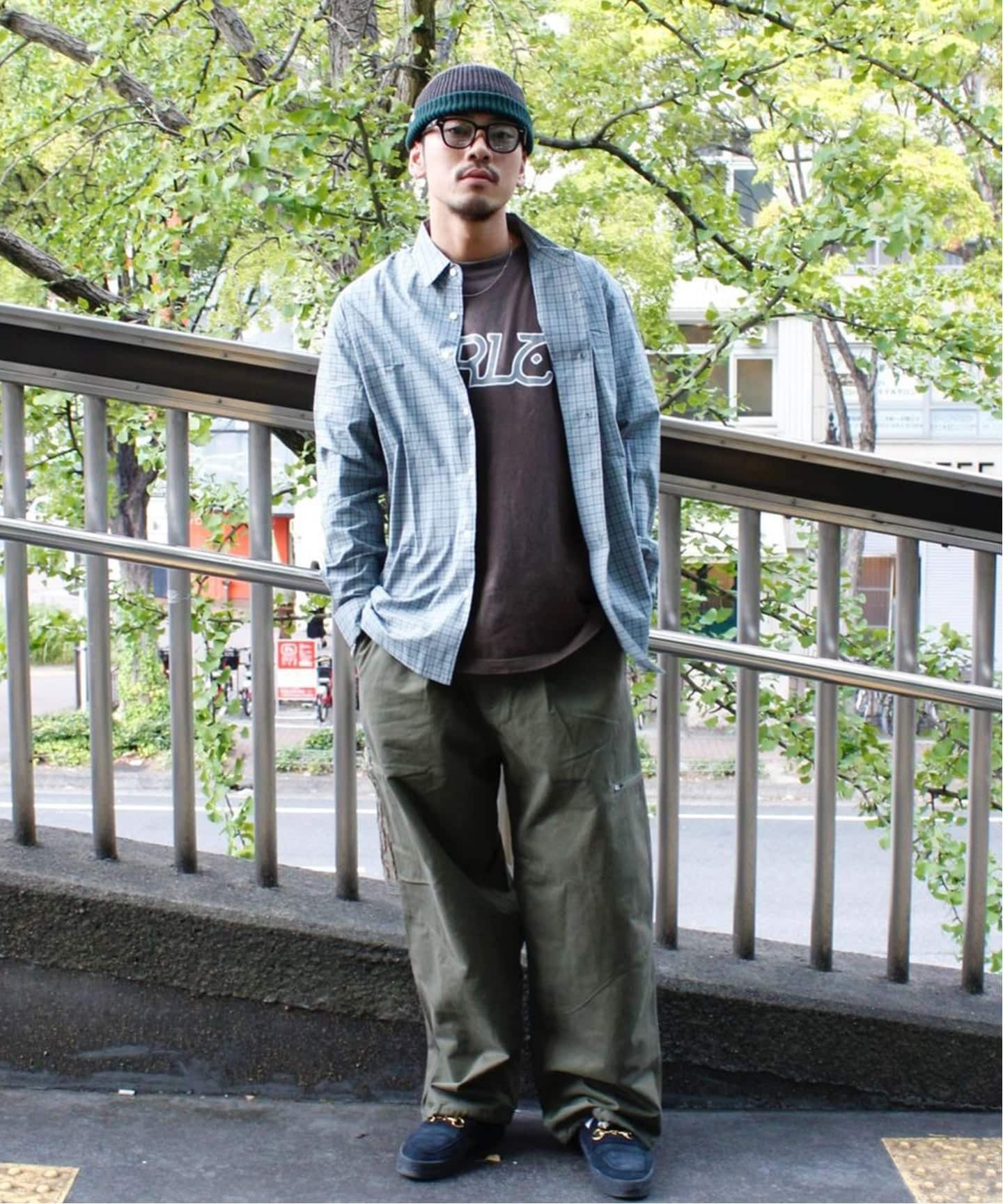 lwood studio メタルウッド レーヨンシャツ Metalwood Studio / メタルウッド スタジオ LONGSLEEVE BUTTON