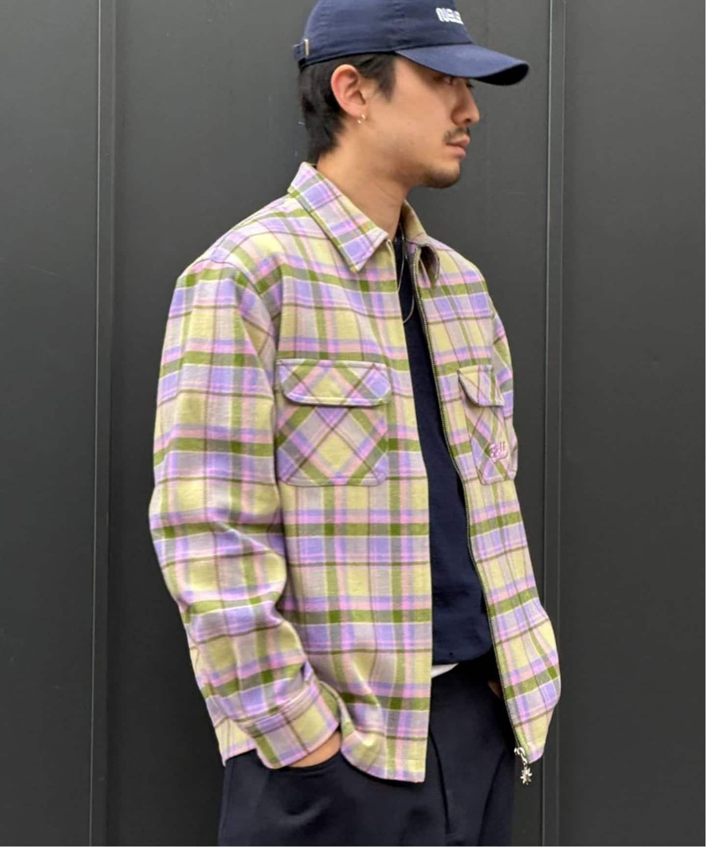 BoTT / ボット Zip-Up Flannel Shirt（シャツ／ブラウス）｜WISM