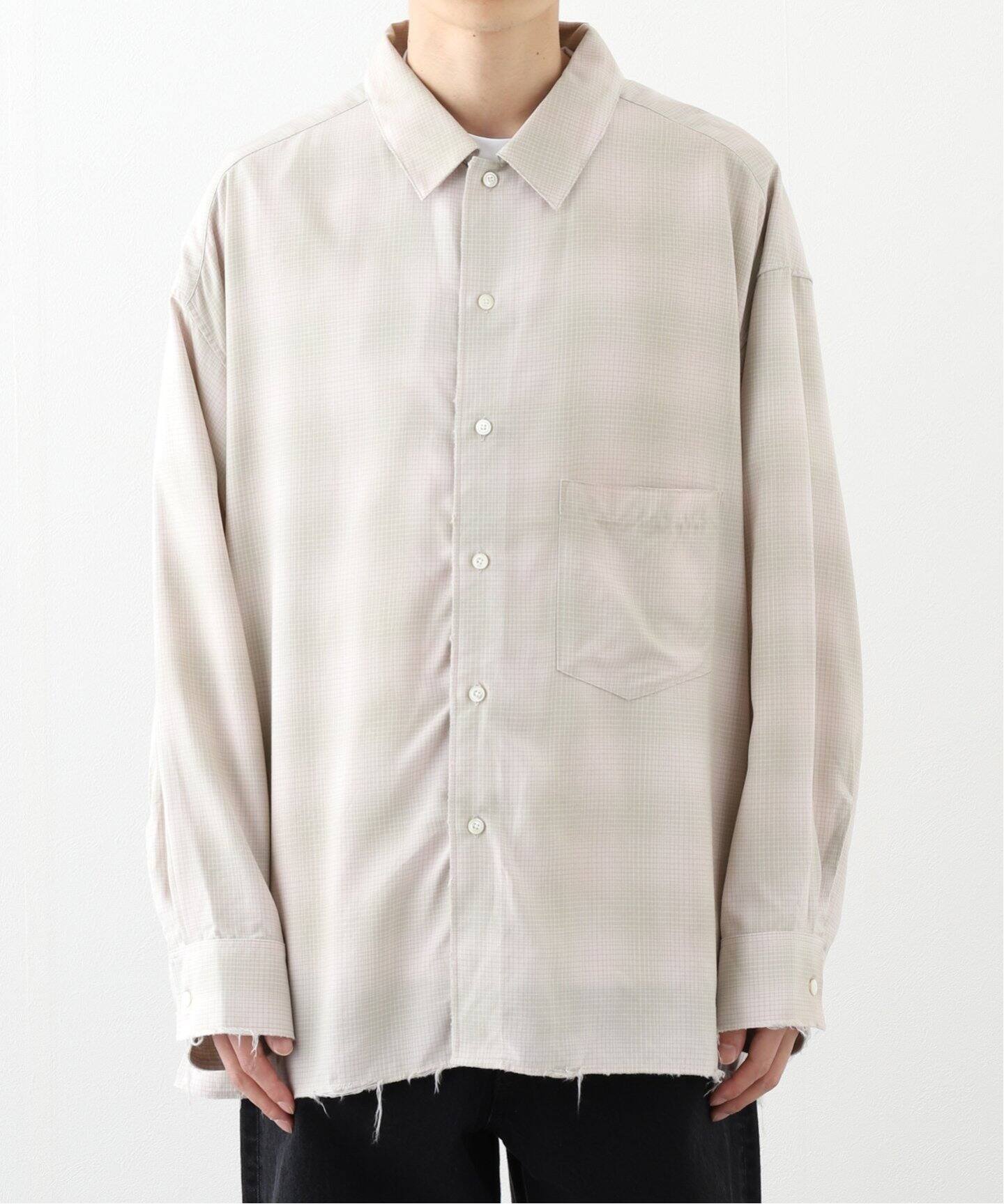 ANCELLM / アンセルム】OMBRECHECK SHIRT ANCSH61- A（シャツ 