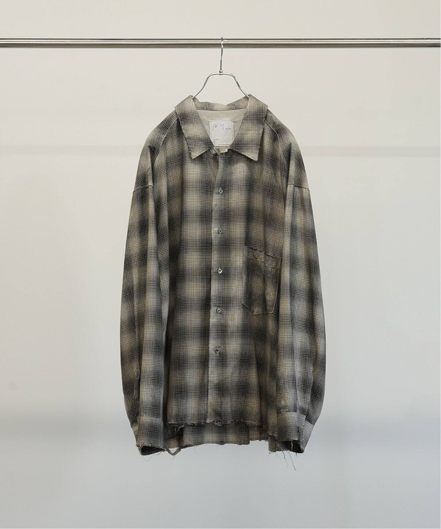 ANCELLM / アンセルム】OMBRECHECK SHIRT ANCSH61- A（シャツ 