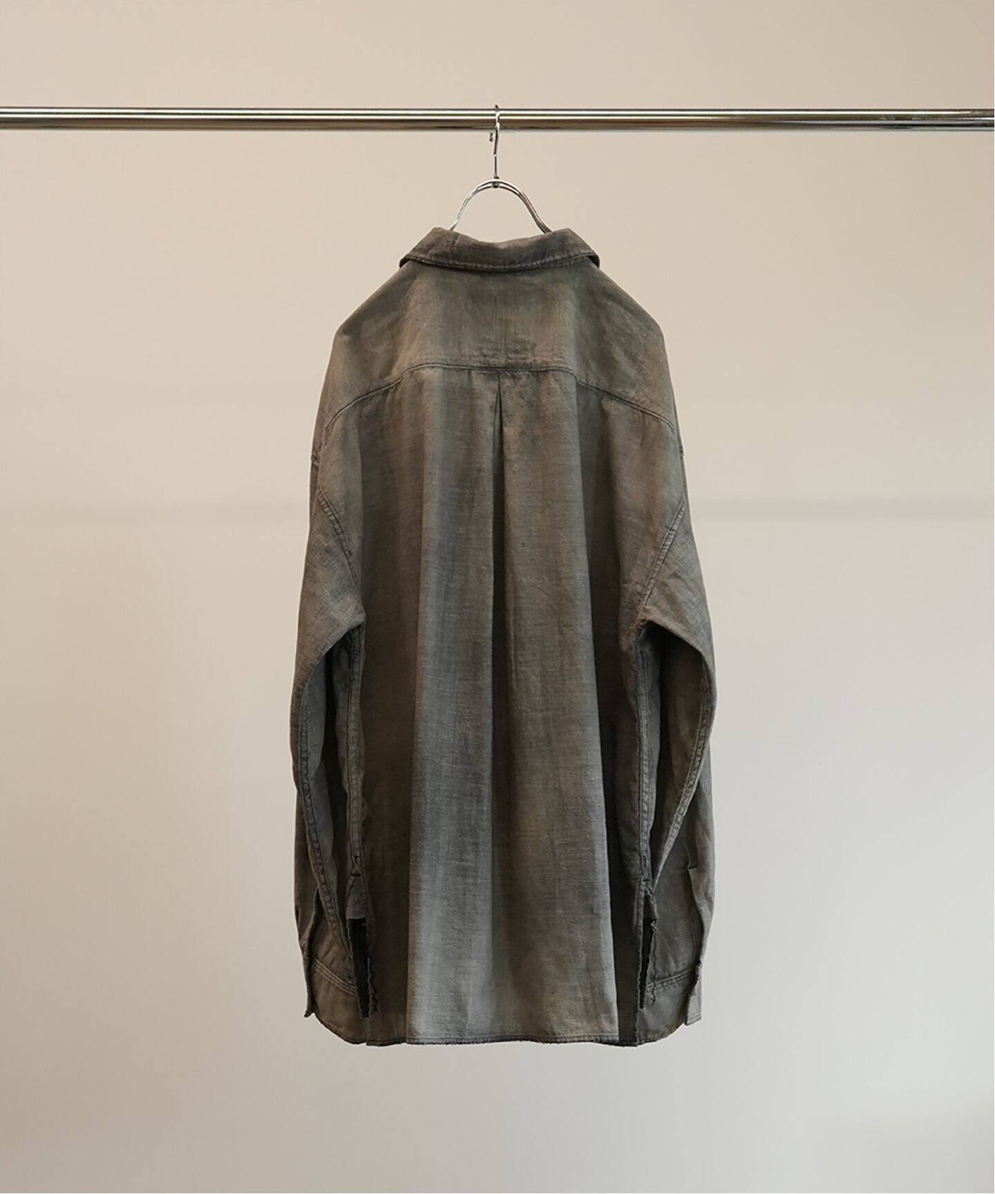 ANCELLM / アンセルム AGING CHAMBRAY SHIRT（シャツ／ブラウス 