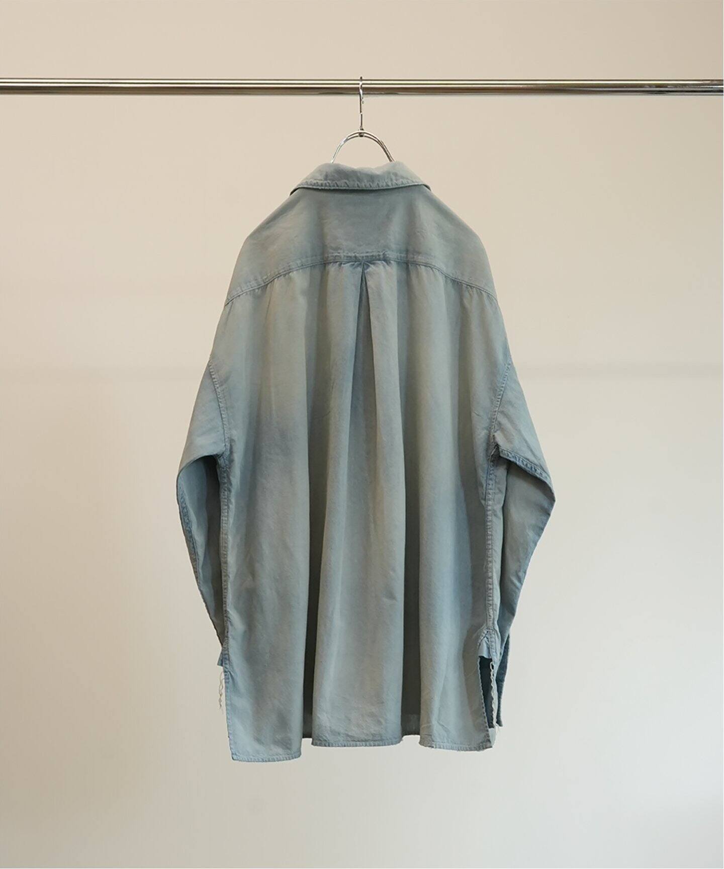 ANCELLM / アンセルム AGING CHAMBRAY SHIRT（シャツ／ブラウス 
