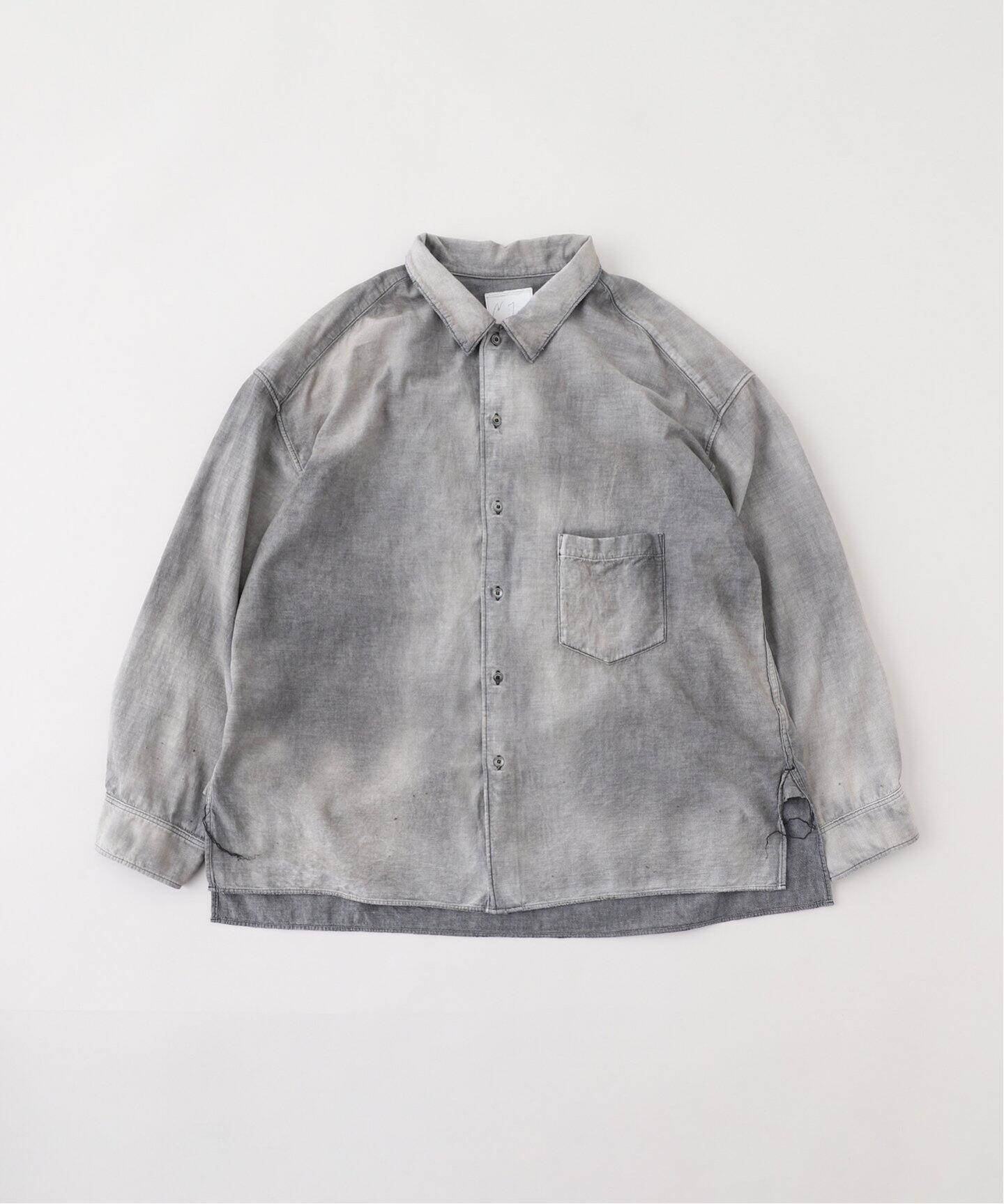 ANCELLM / アンセルム AGING CHAMBRAY SHIRT（シャツ／ブラウス 