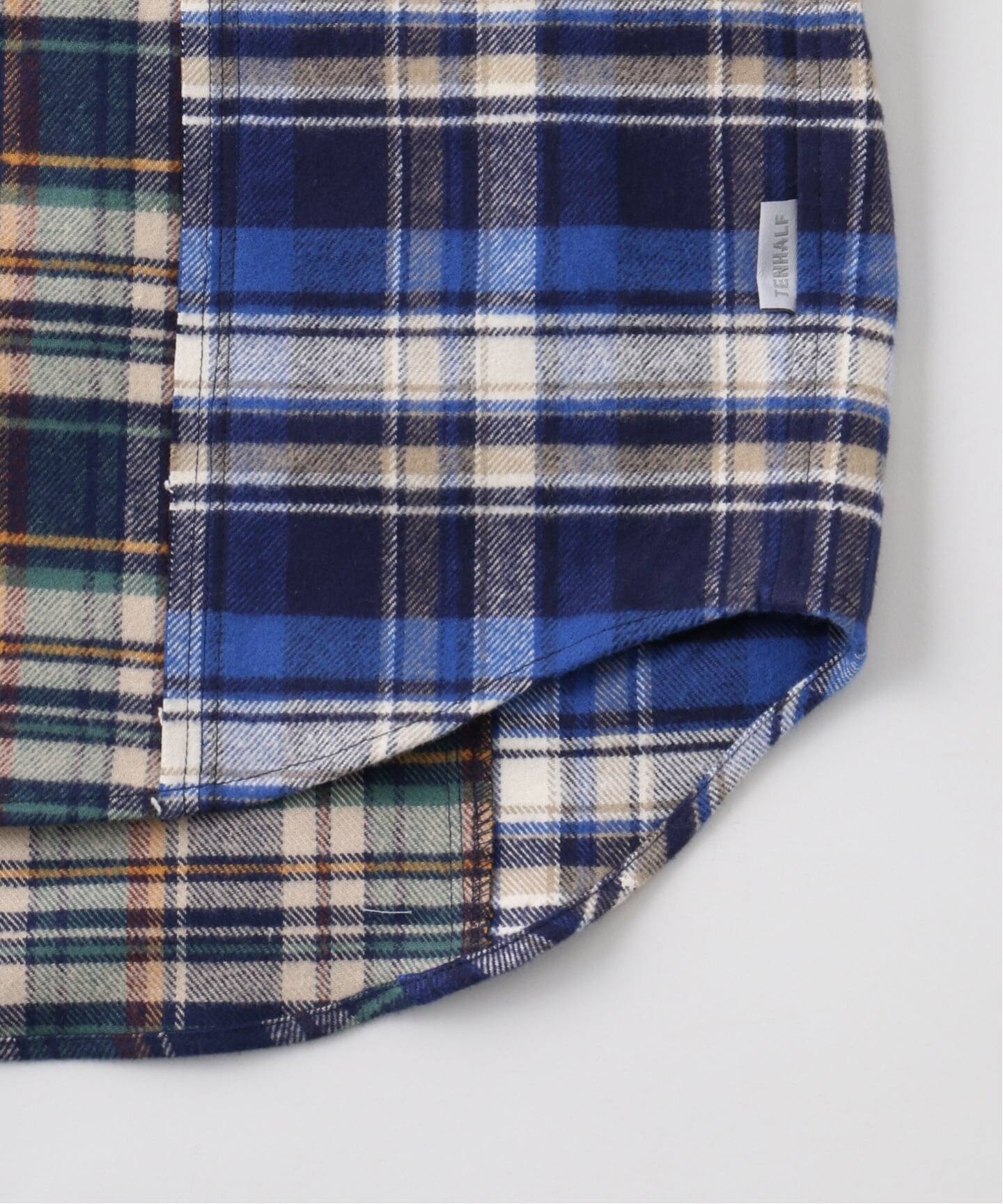 TENHALF / テンハーフ NEL DOCKING SHIRT（シャツ／ブラウス）｜WISM