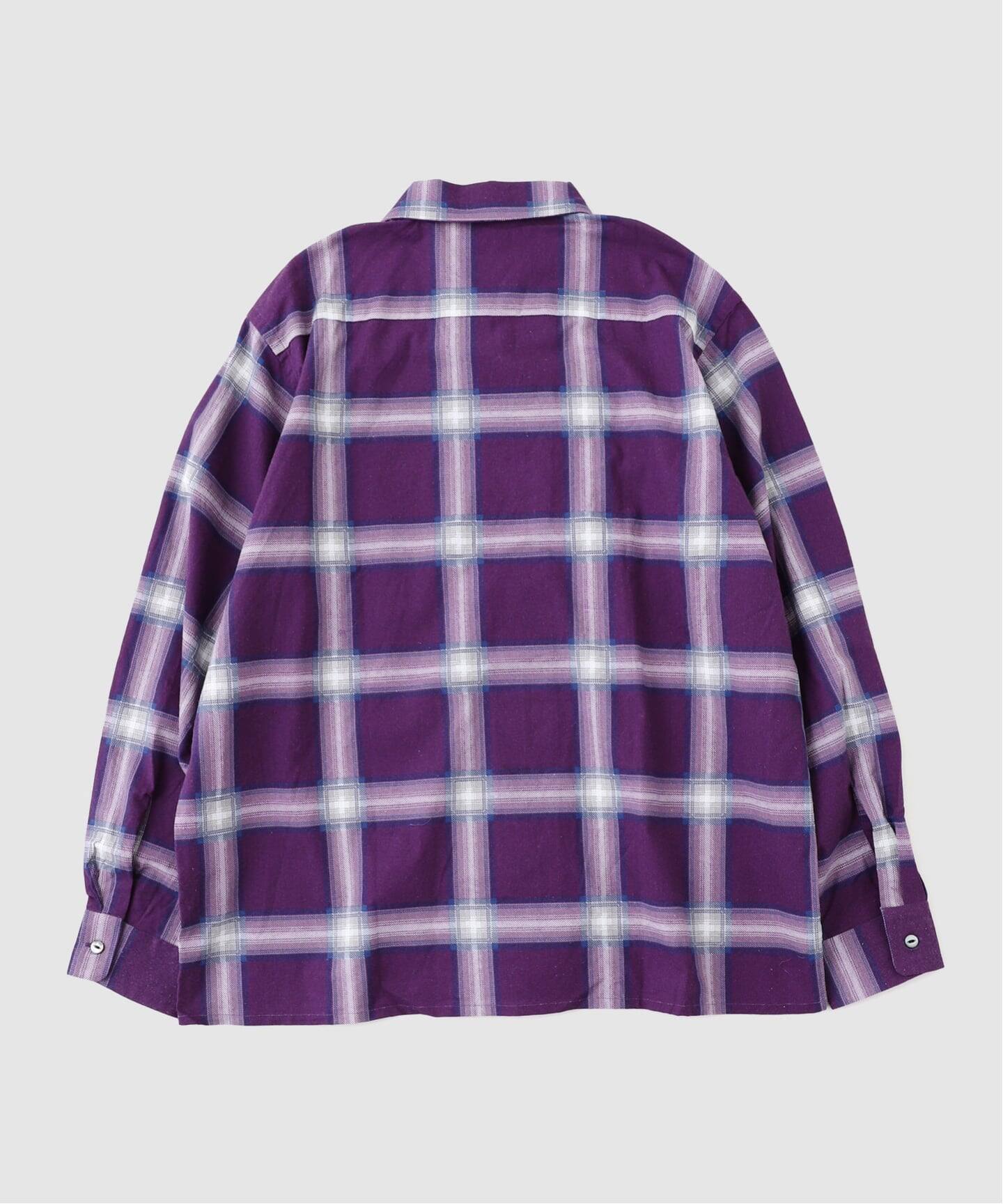 Needles バーガンディ ニードル柄シャツ M Needles バーガンディ ニードル柄シャツ M NEEDLES / ニードルズ One