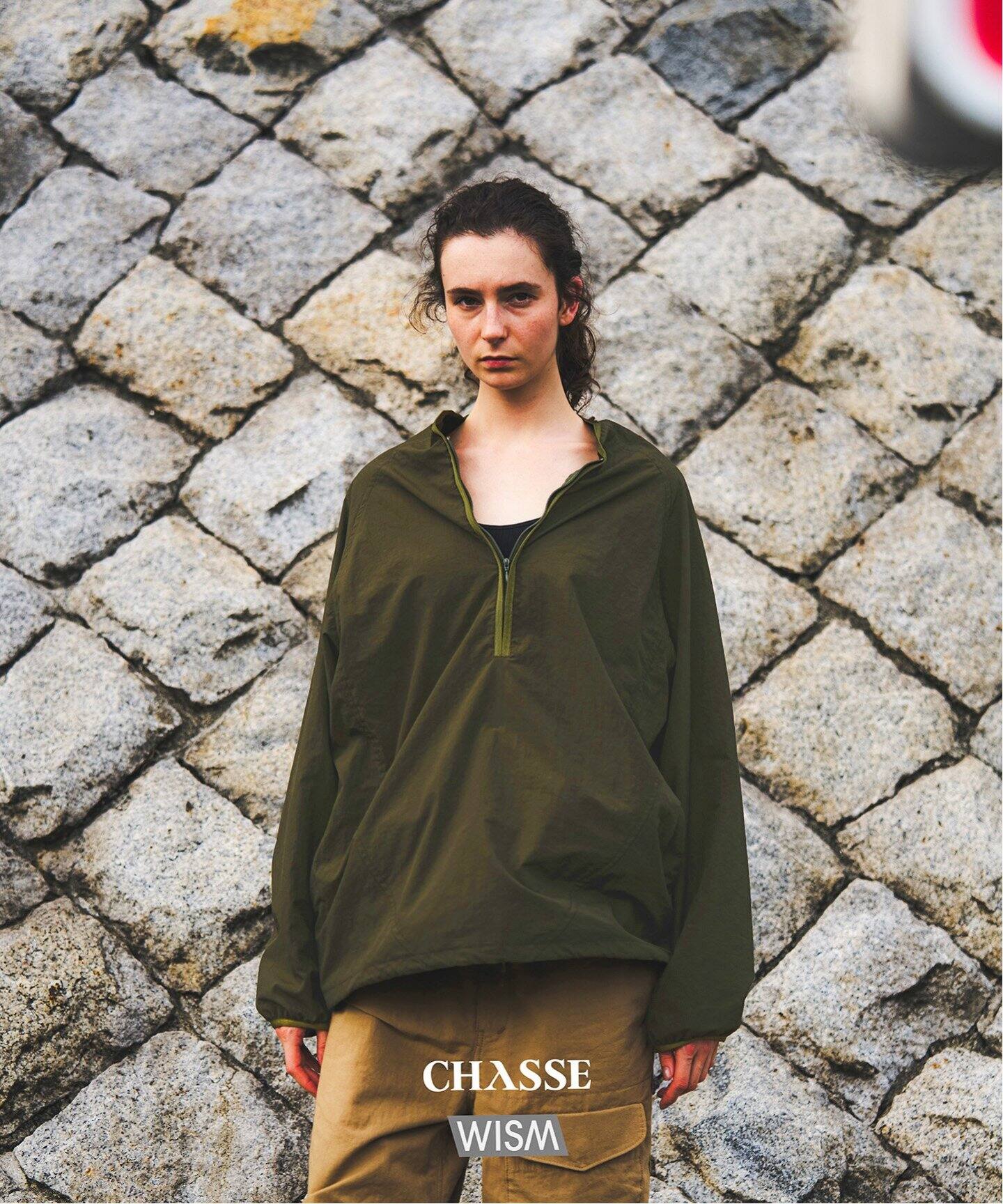 CHASSE / チェイス】WISM 別注 Nylon Rip Shirt（シャツ／ブラウス 