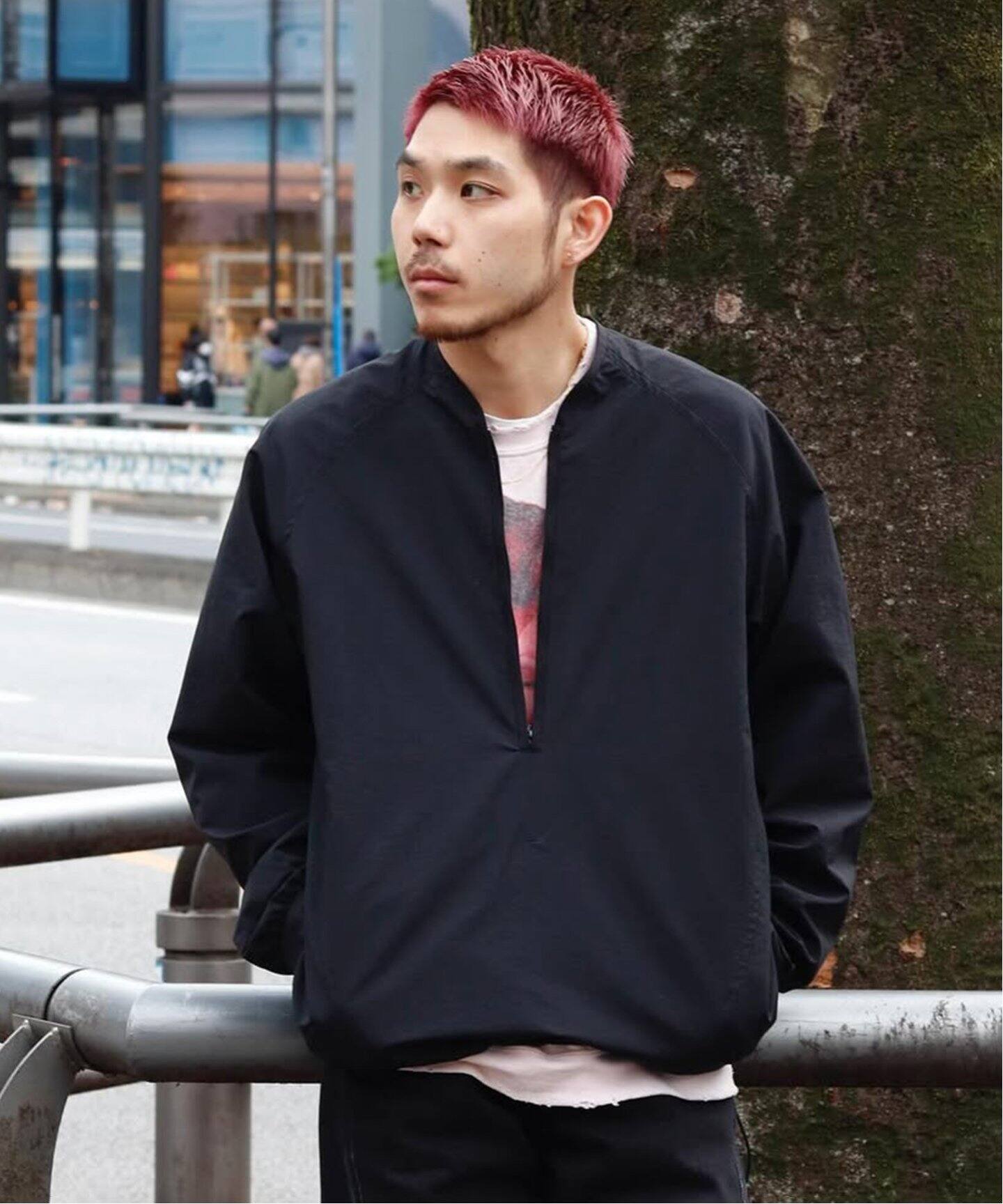 CHASSE ナイロンリップシャツ ブラック サイズ1 新品未使用