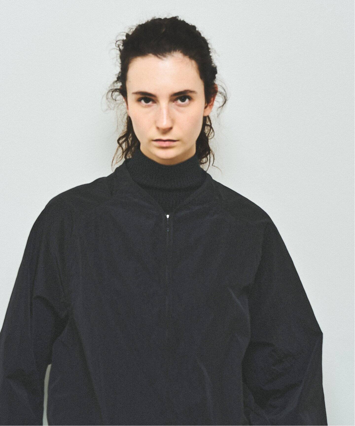 CHASSE ナイロンリップシャツ ブラック サイズ1 新品未使用 CHASSE ナイロンリップシャツ ブラック サイズ1 新品未使用