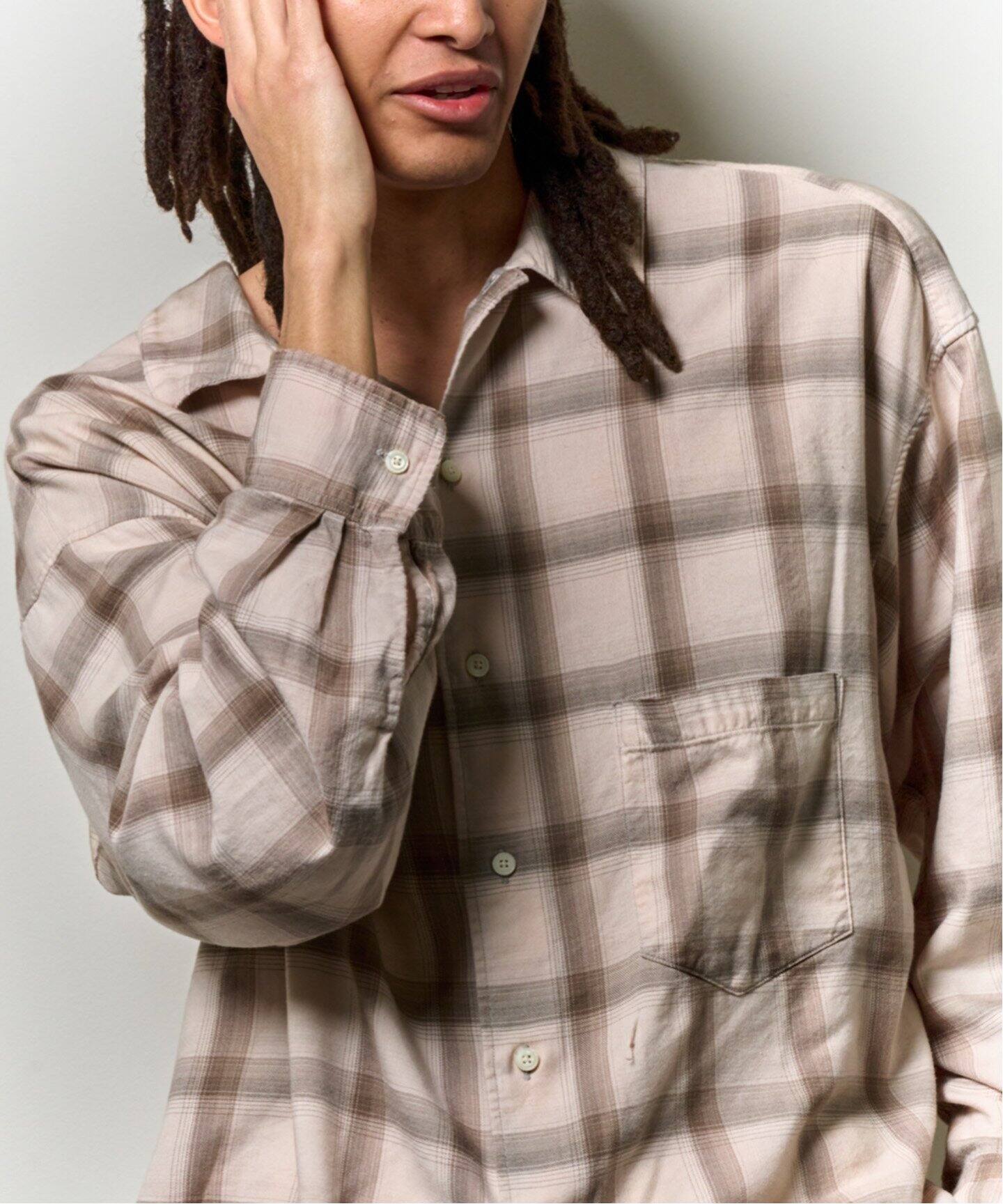 ANCELLM × WISM 別注 OMBRECHECK SHIRT（シャツ／ブラウス）｜WISM 