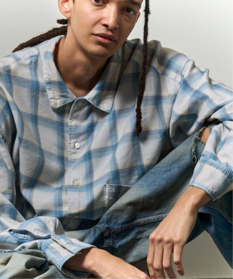 ANCELLM × WISM 別注 OMBRECHECK SHIRT（シャツ／ブラウス）｜WISM 