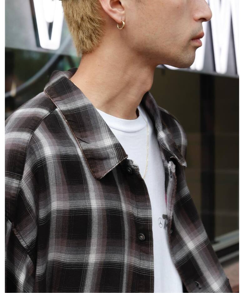 ANCELLM × WISM 別注 OMBRECHECK SHIRT（シャツ／ブラウス）｜WISM 