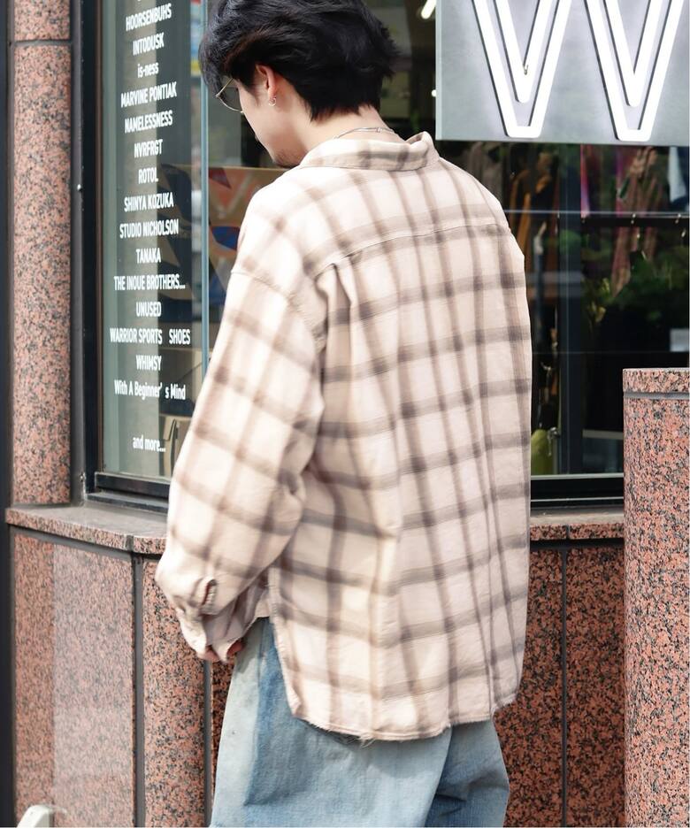 ANCELLM × WISM 別注 OMBRECHECK SHIRT（シャツ／ブラウス）｜WISM 