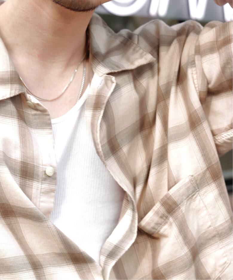 ANCELLM × WISM 別注 OMBRECHECK SHIRT（シャツ／ブラウス）｜WISM 