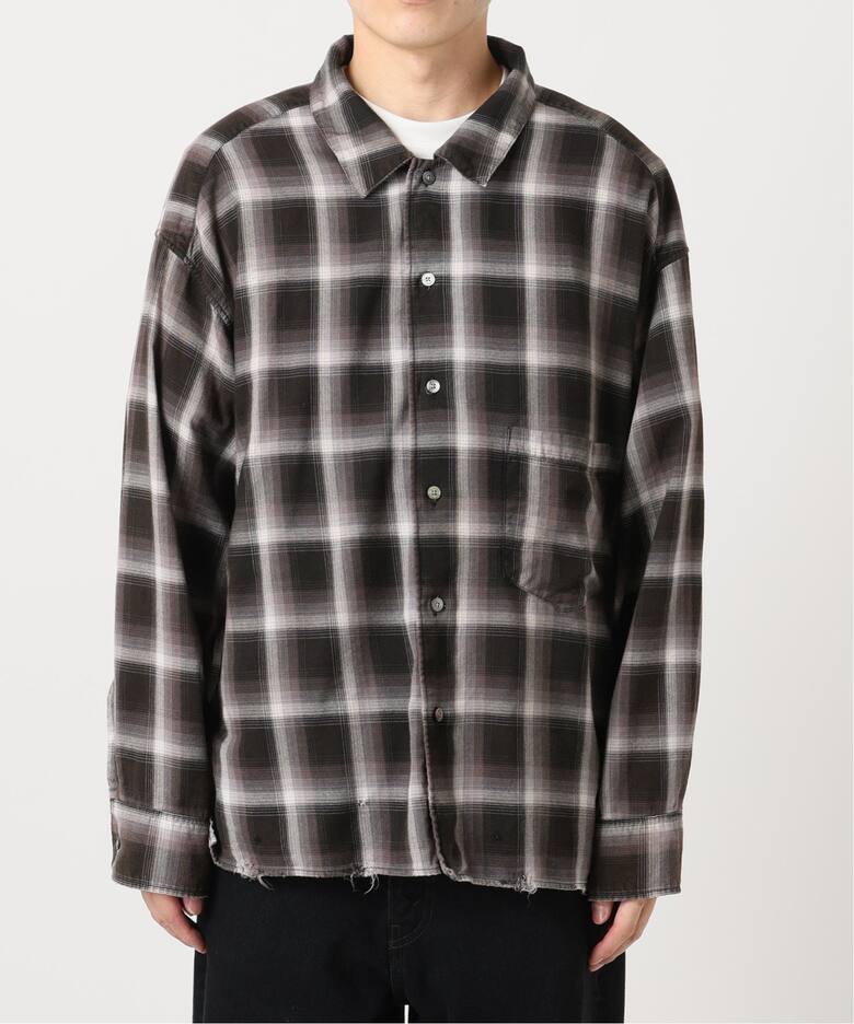 ANCELLM × WISM 別注 OMBRECHECK SHIRT（シャツ／ブラウス）｜WISM 