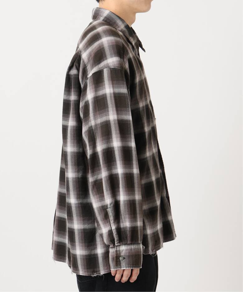 ANCELLM × WISM 別注 OMBRECHECK SHIRT（シャツ／ブラウス）｜WISM 