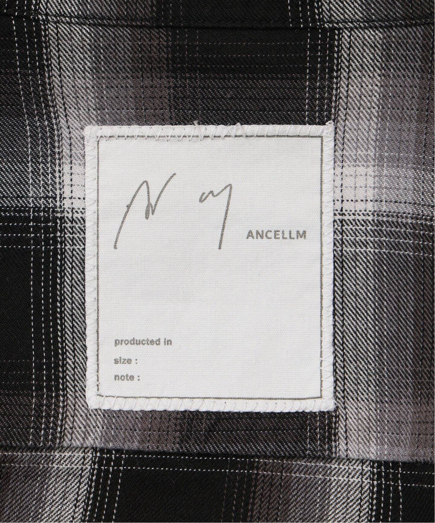 ANCELLM × WISM 別注 OMBRECHECK SHIRT サイズ1 ANCELLM × WISM 別注 OMBRECHECK SHIRT（シャツ／ブラウス