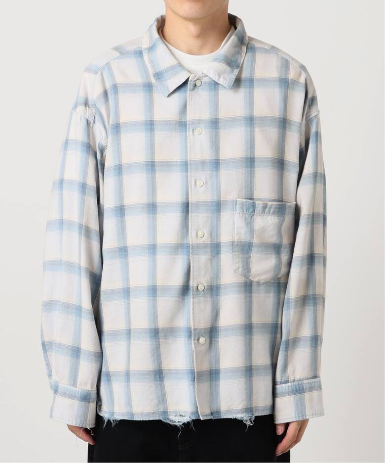 ANCELLM × WISM 別注 OMBRECHECK SHIRT（シャツ／ブラウス）｜WISM 