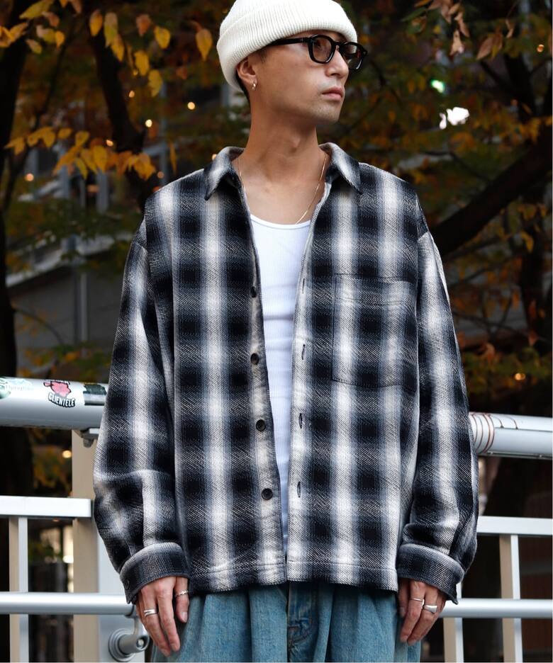 ROTOL × WISM別注 Ombre Check Flannel Shirt（シャツ／ブラウス 