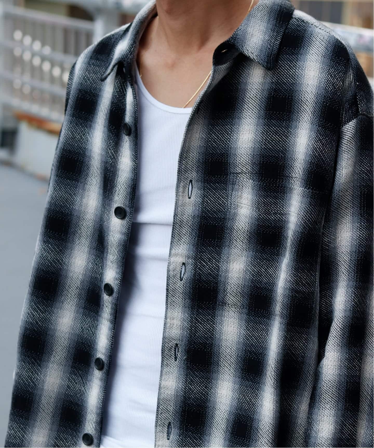 ROTOL × WISM別注 Ombre Check Flannel Shirt（シャツ／ブラウス