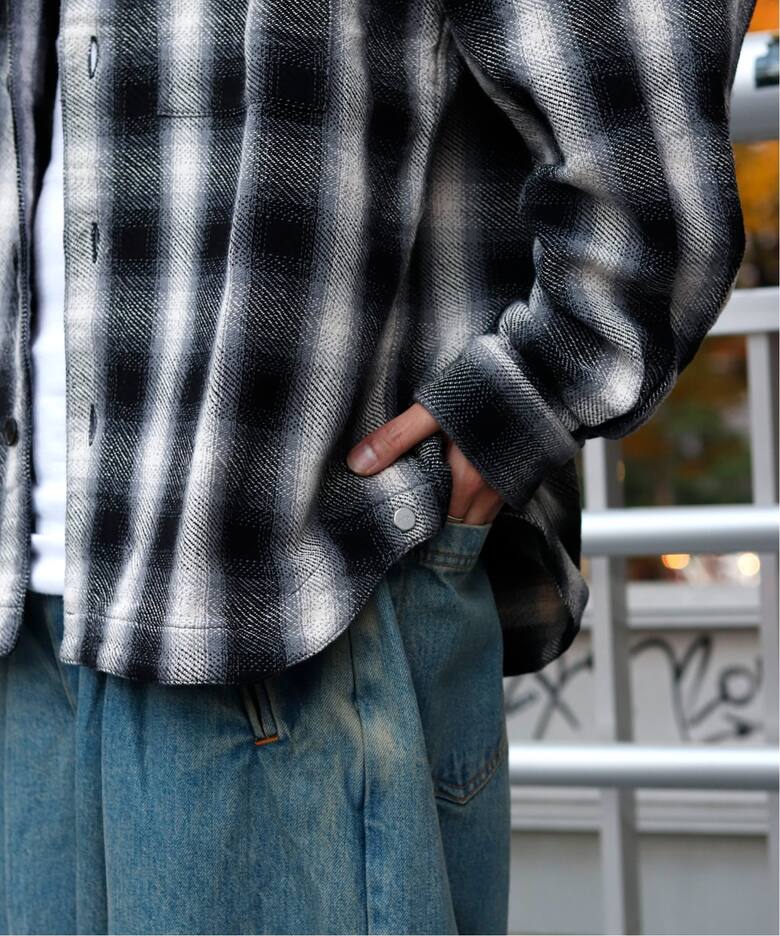 ROTOL × WISM別注 Ombre Check Flannel Shirt（シャツ／ブラウス