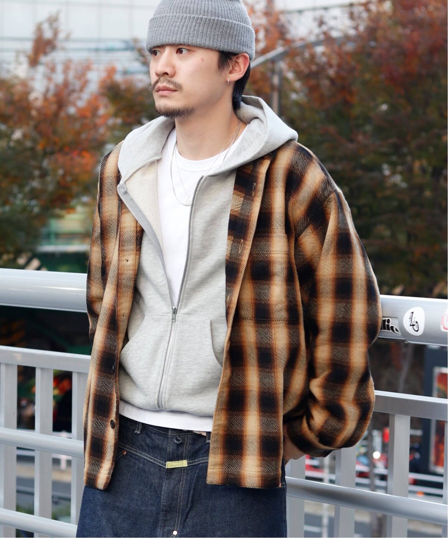 ROTOL × WISM別注 Ombre Check Flannel Shirt（シャツ／ブラウス ROTOL 