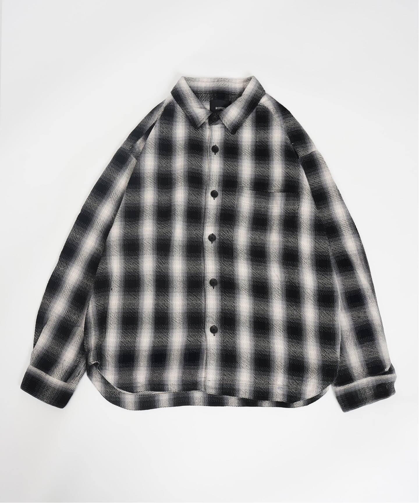 ROTOL × WISM別注 Ombre Check Flannel Shirt（シャツ／ブラウス