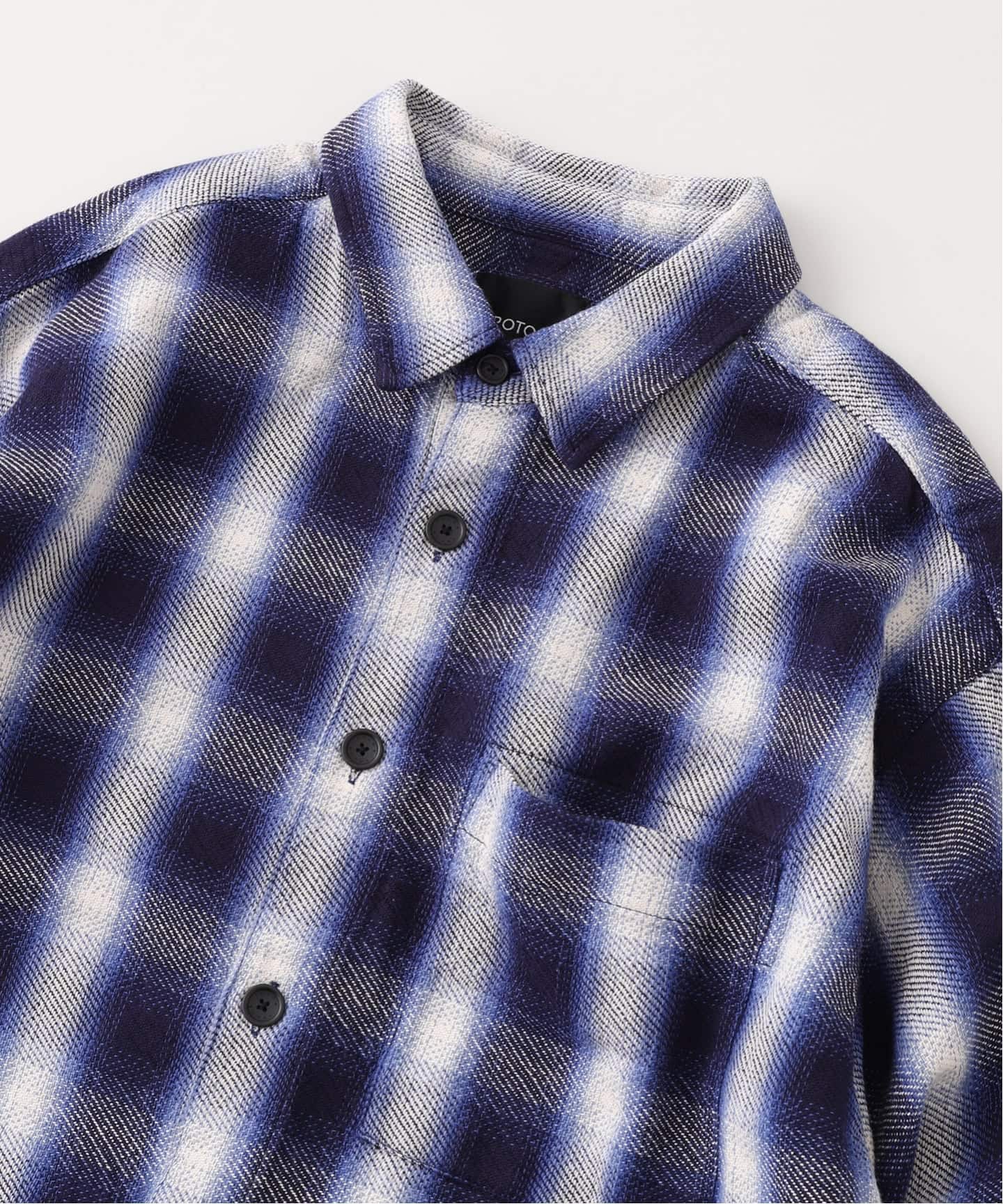 ROTOL × WISM別注 Ombre Check Flannel Shirt（シャツ／ブラウス
