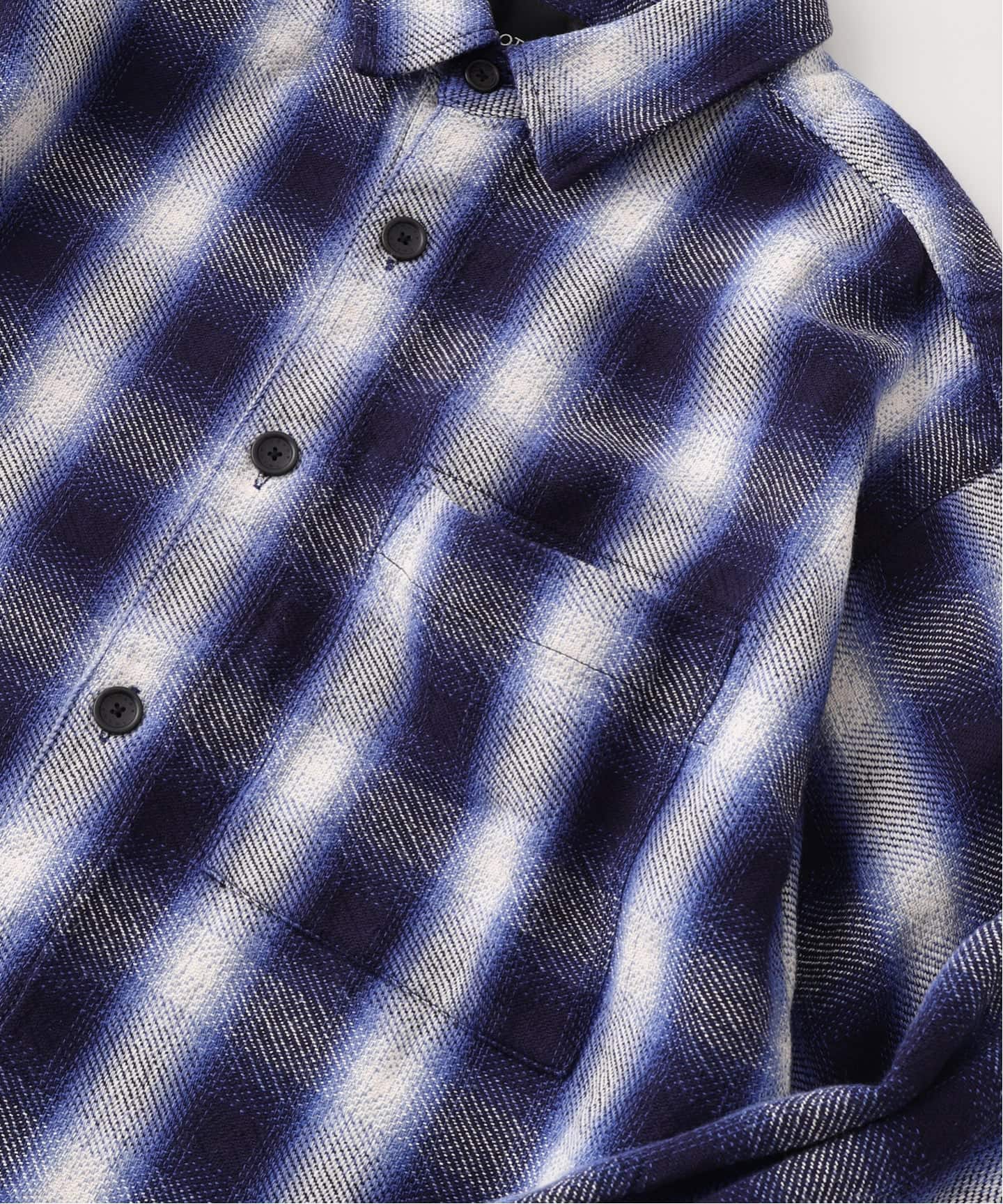 ROTOL × WISM別注 Ombre Check Flannel Shirt（シャツ／ブラウス