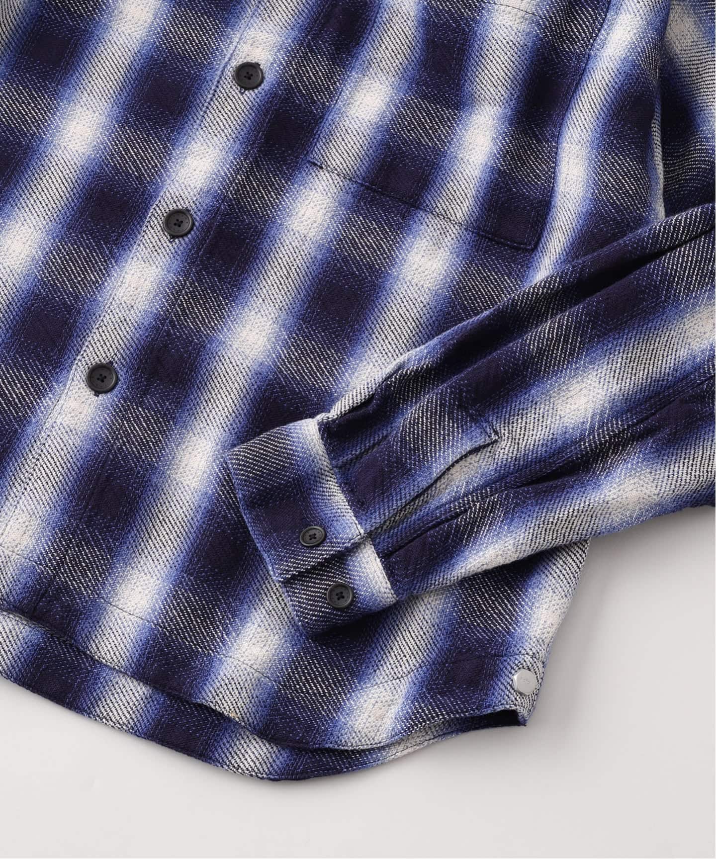 ROTOL × WISM別注 Ombre Check Flannel Shirt（シャツ／ブラウス