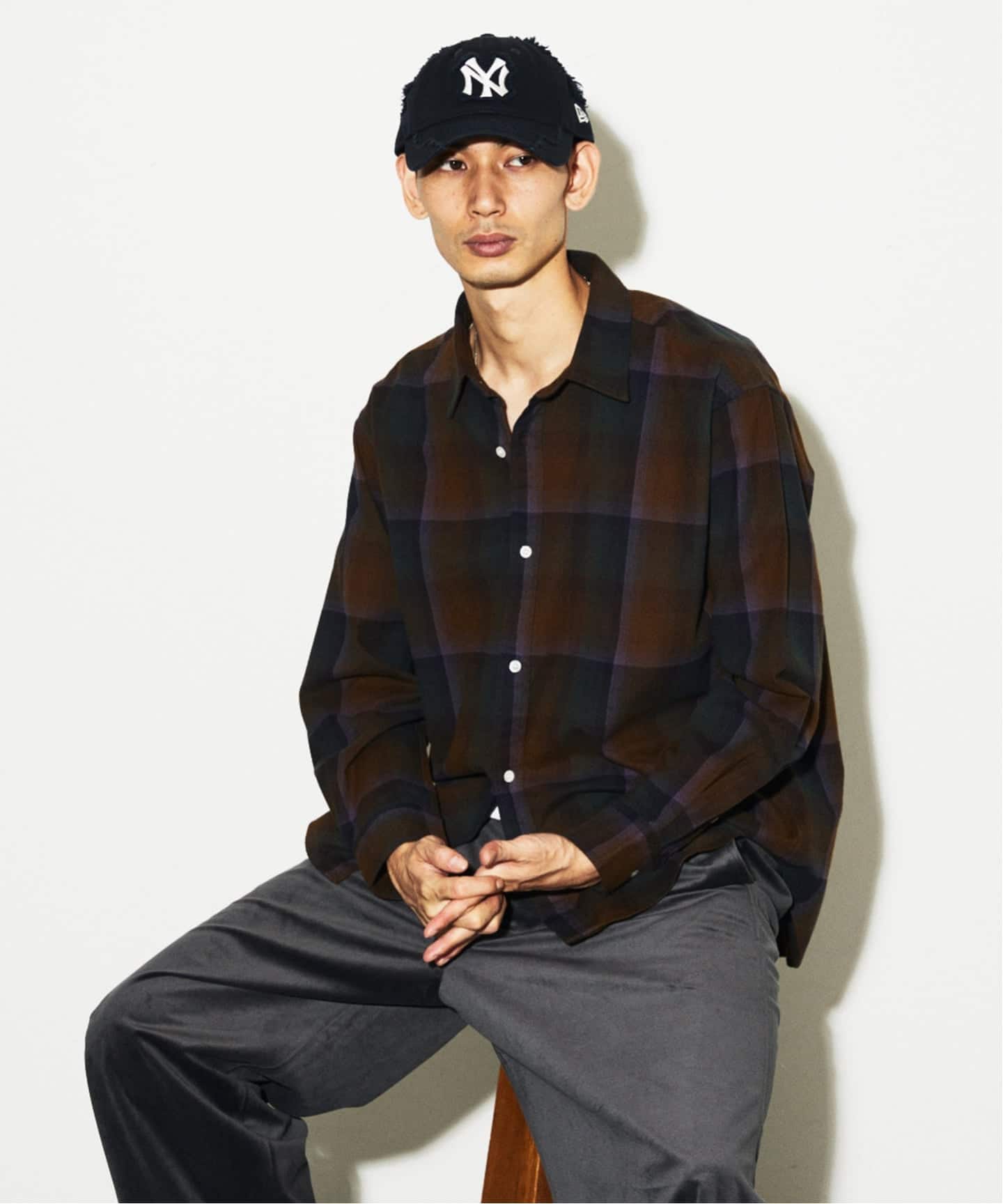 オンブレチェック フランネルシャツ（シャツ／ブラウス）｜JOURNAL