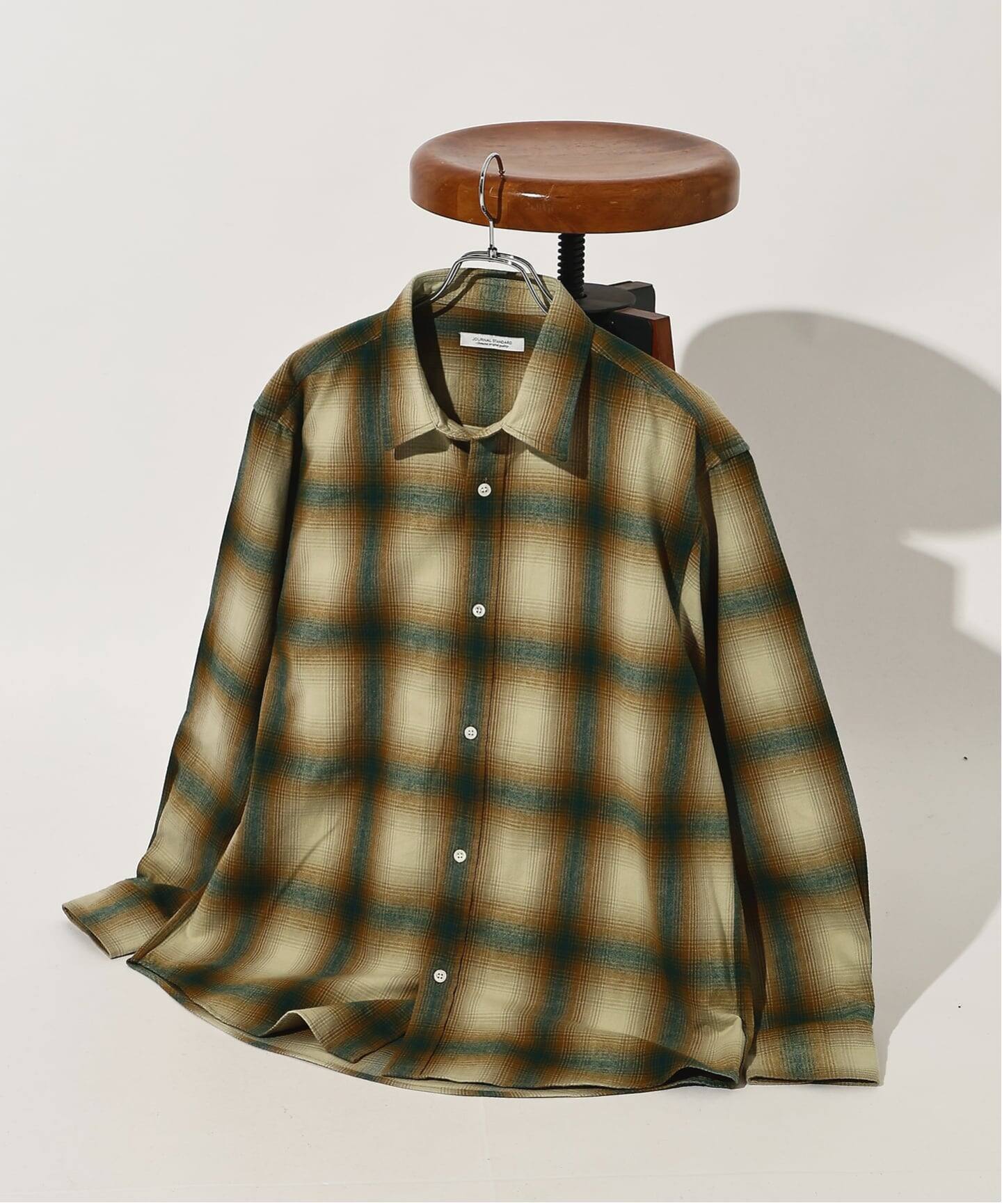 2024AW】JOURNAL STANDARD オンブレーチェック シャツ