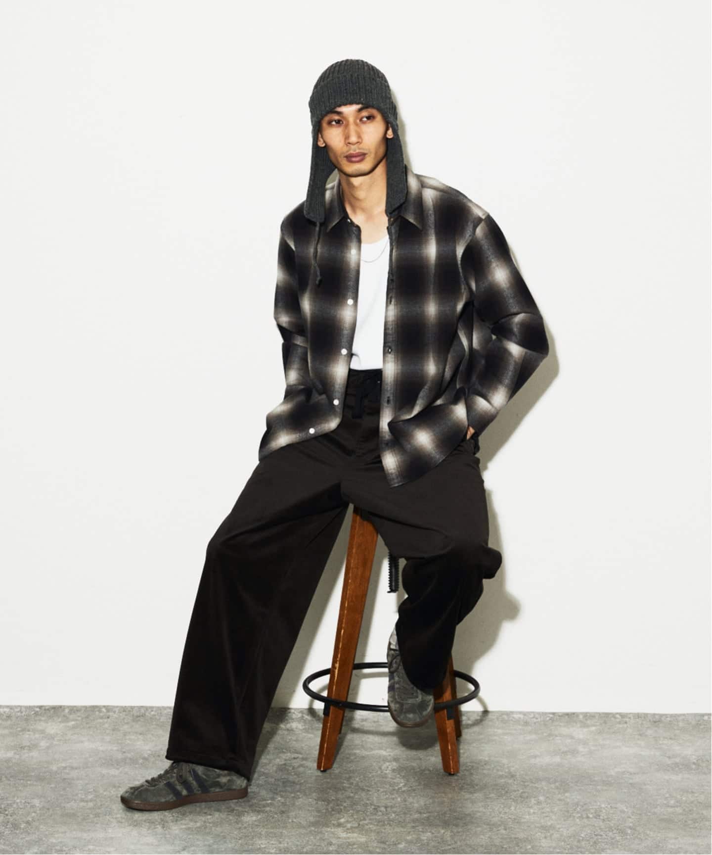 オンブレチェック フランネルシャツ（シャツ／ブラウス）｜JOURNAL