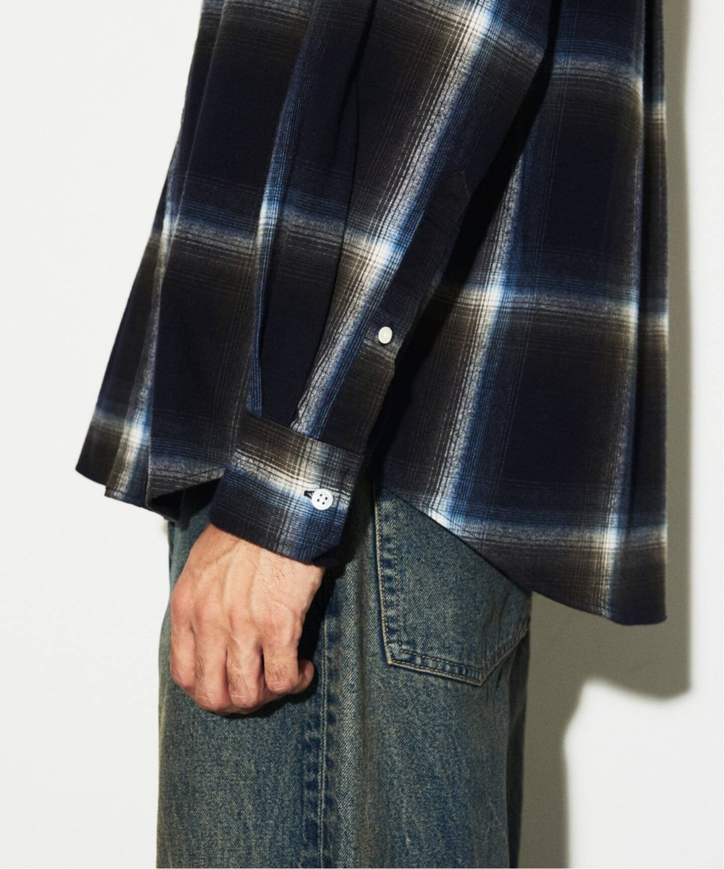 オンブレチェック フランネルシャツ（シャツ／ブラウス）｜JOURNAL