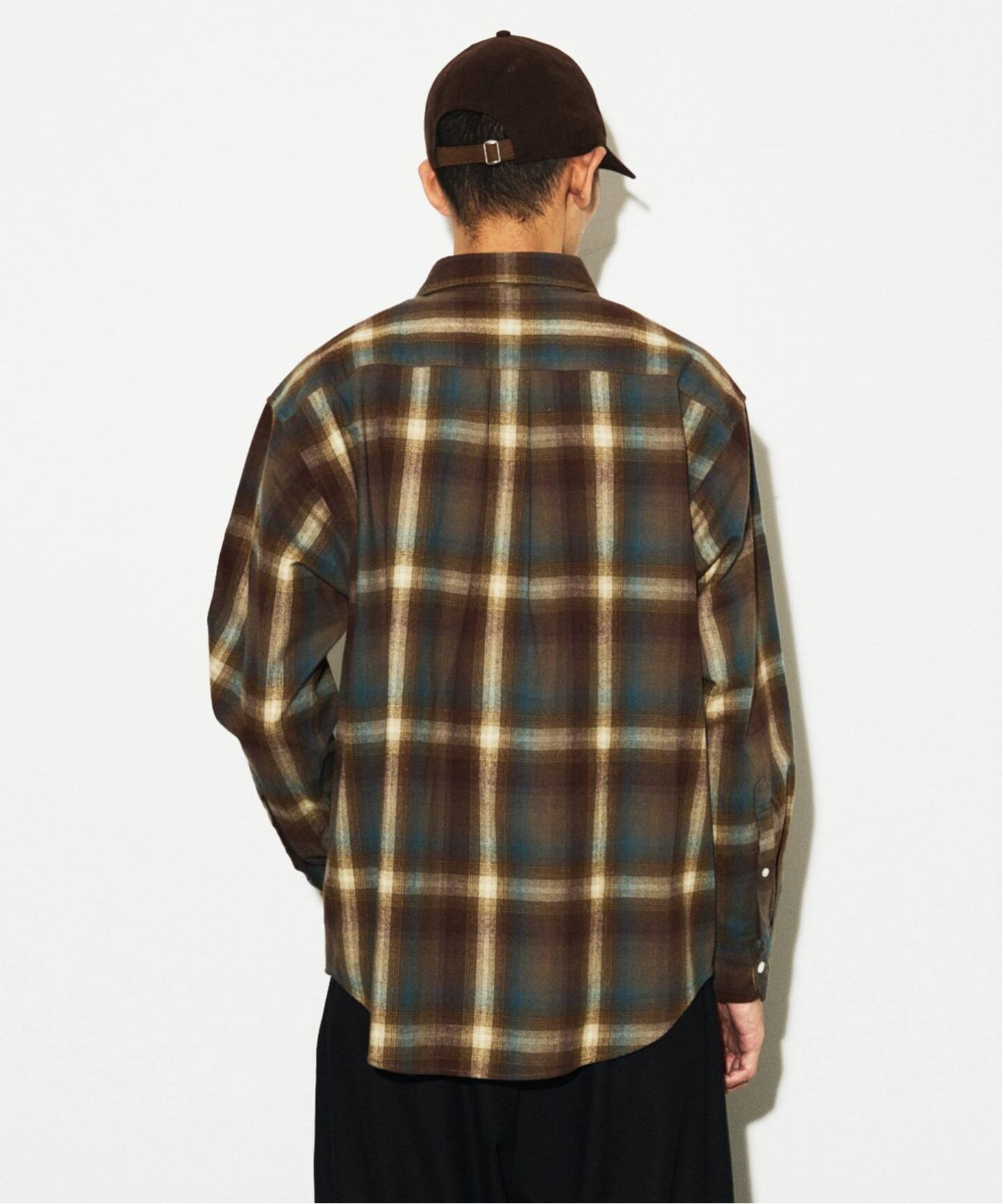 オンブレチェック フランネルシャツ（シャツ／ブラウス）｜JOURNAL