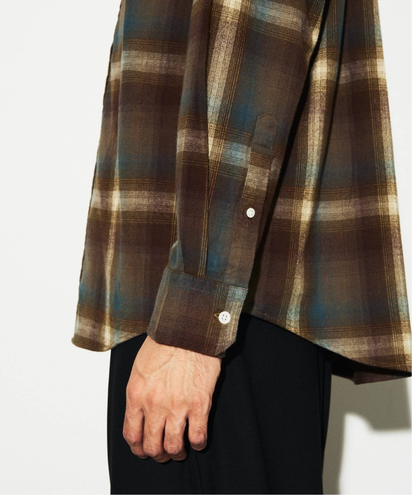 オンブレチェック フランネルシャツ（シャツ／ブラウス）｜JOURNAL